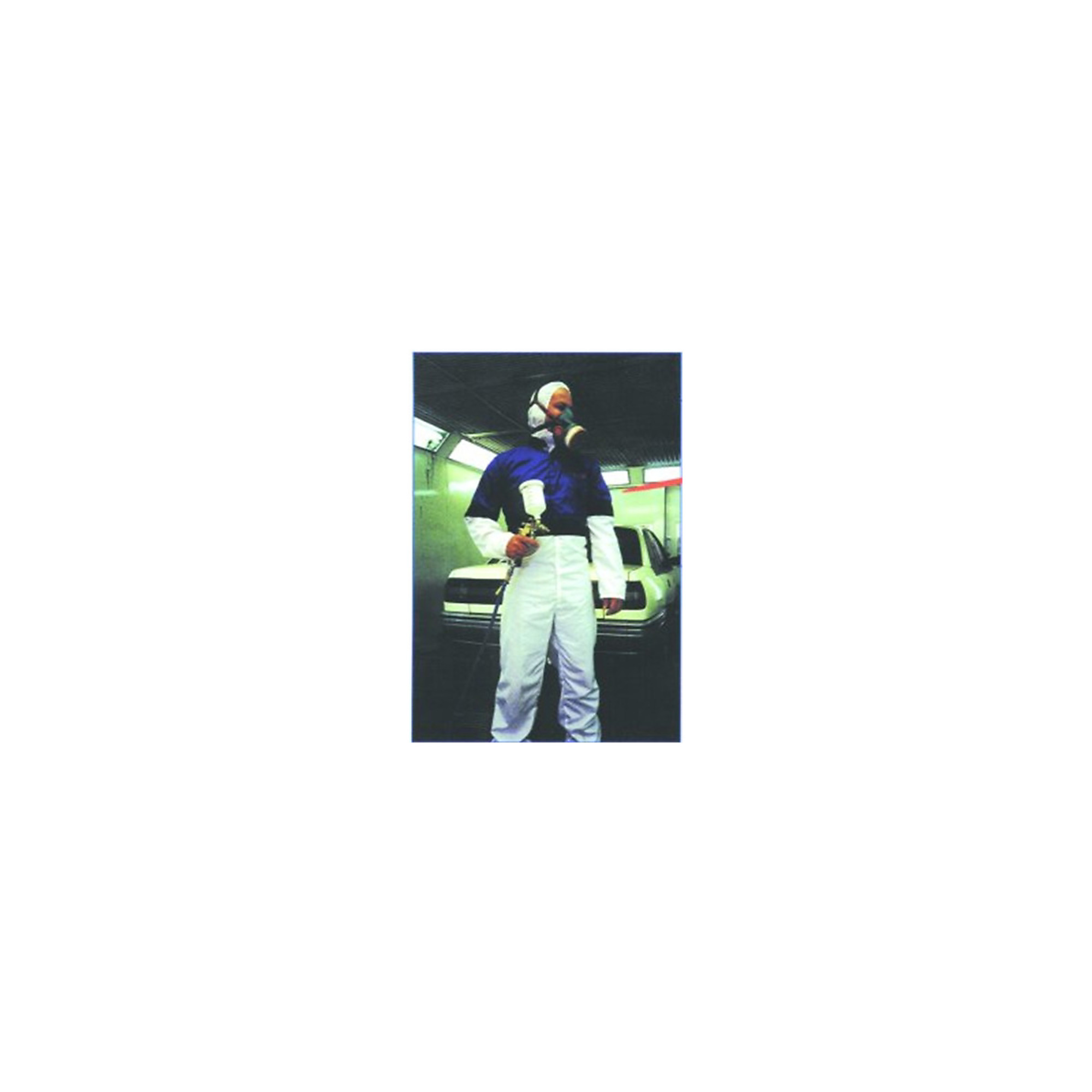 E-Z Mix Anti-Static Spray Suit with Hood — XL, Model# EZX74850