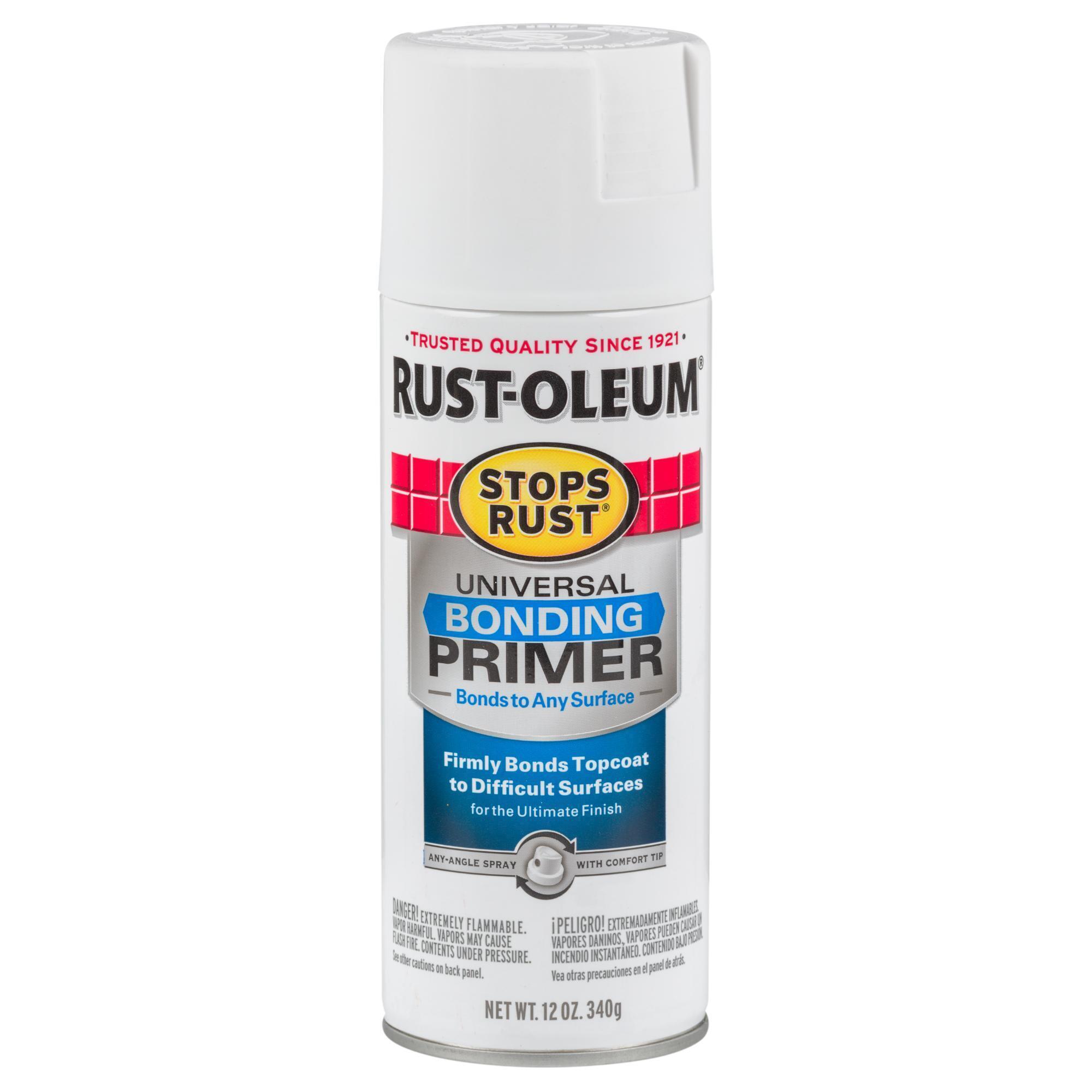 Rust-Oleum Stops Rust Universal Bonding Primer — 12 Oz. Cans, White, Flat, 6 Pk, Model# 285011DS