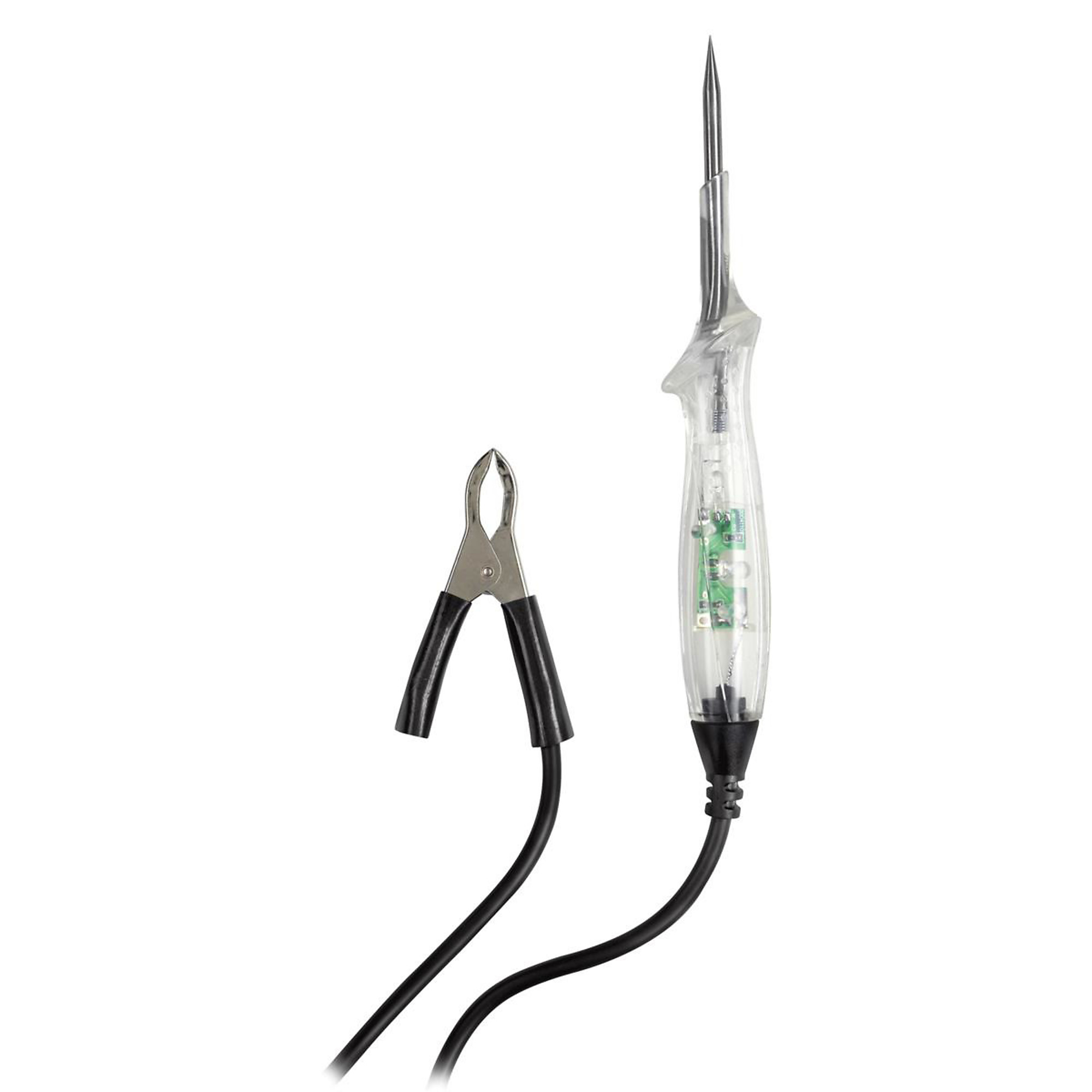 Equus Products Innova Test Light/Circuit Tester — Ergonomic Grip, 6ft. Test Leads, Bright LEDs, Model# EPI3410