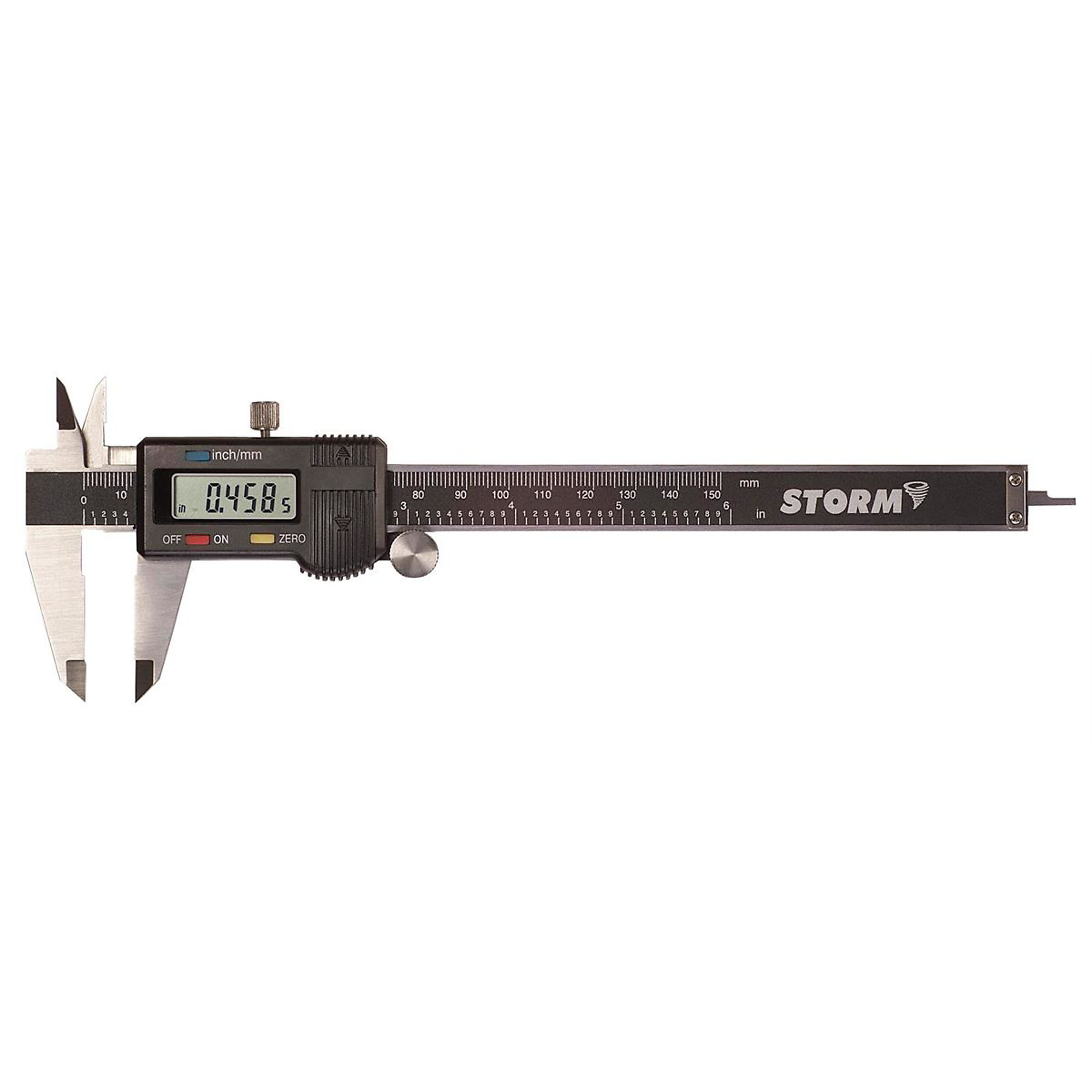 Central Tools Digital Caliper — 6in./150mm, Stainless Steel, Model# CEN3C301