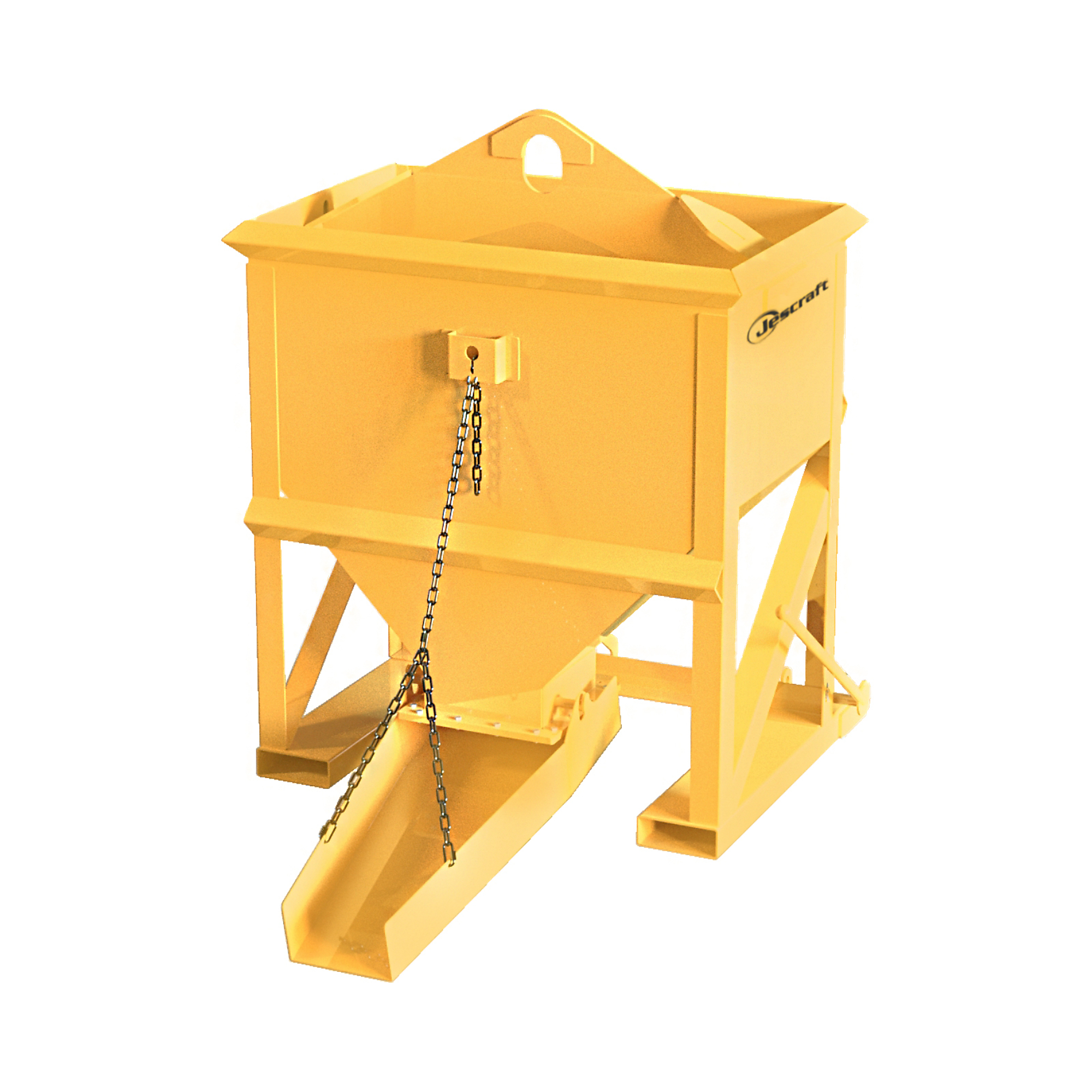 Hoisting Concrete Beam Bucket 1 cu. Yard (adjustable chute included ...