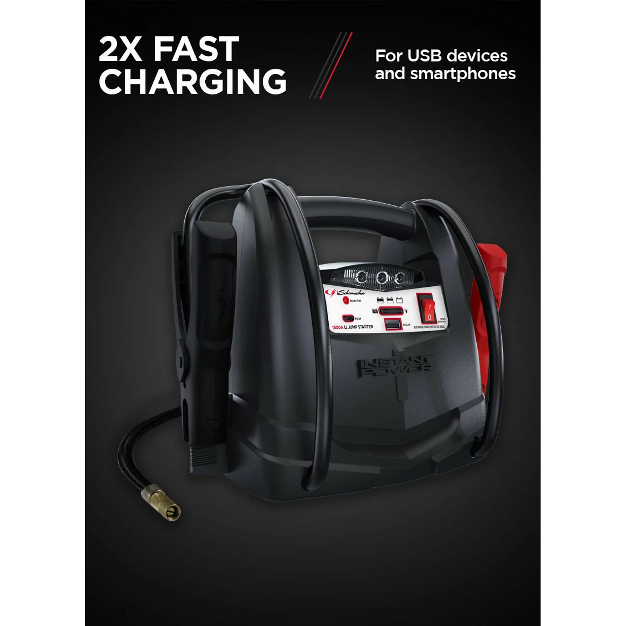 Schumacher Portable Power Station and 1500A Lithium Jump Starter, Model  #SL1519 | Northern Tool