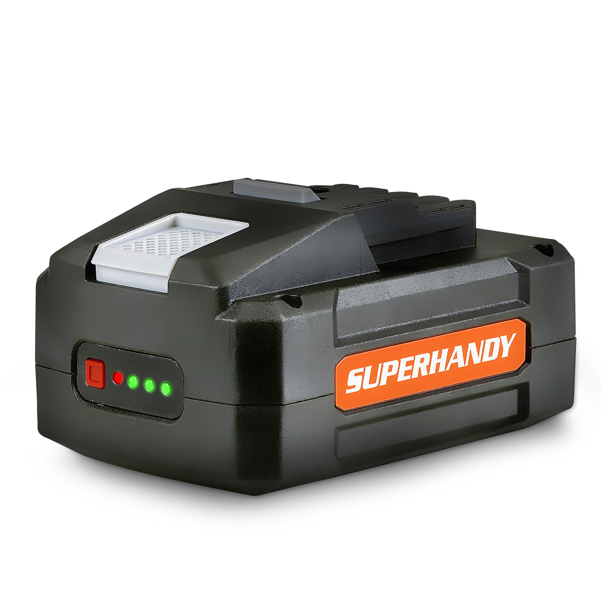 SuperHandy Lithium-Ion Rechargeable Battery — 48V DC, 2Ah, 88.8Wh, Impact-Resistant, Model# TRI-GUO050