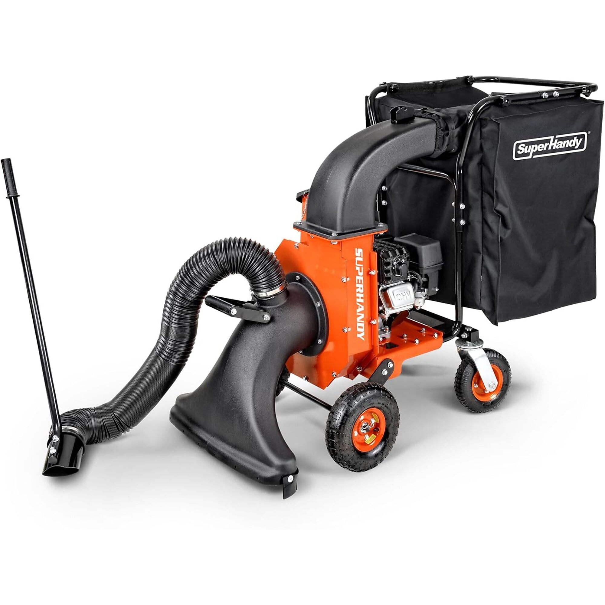 SuperHandy Leaf Vacuum and Wood Chipper — 7 HP, 209cc, 10:1 Mulch Ratio, 6-Bushel Capacity, Model# TRI-GUO128