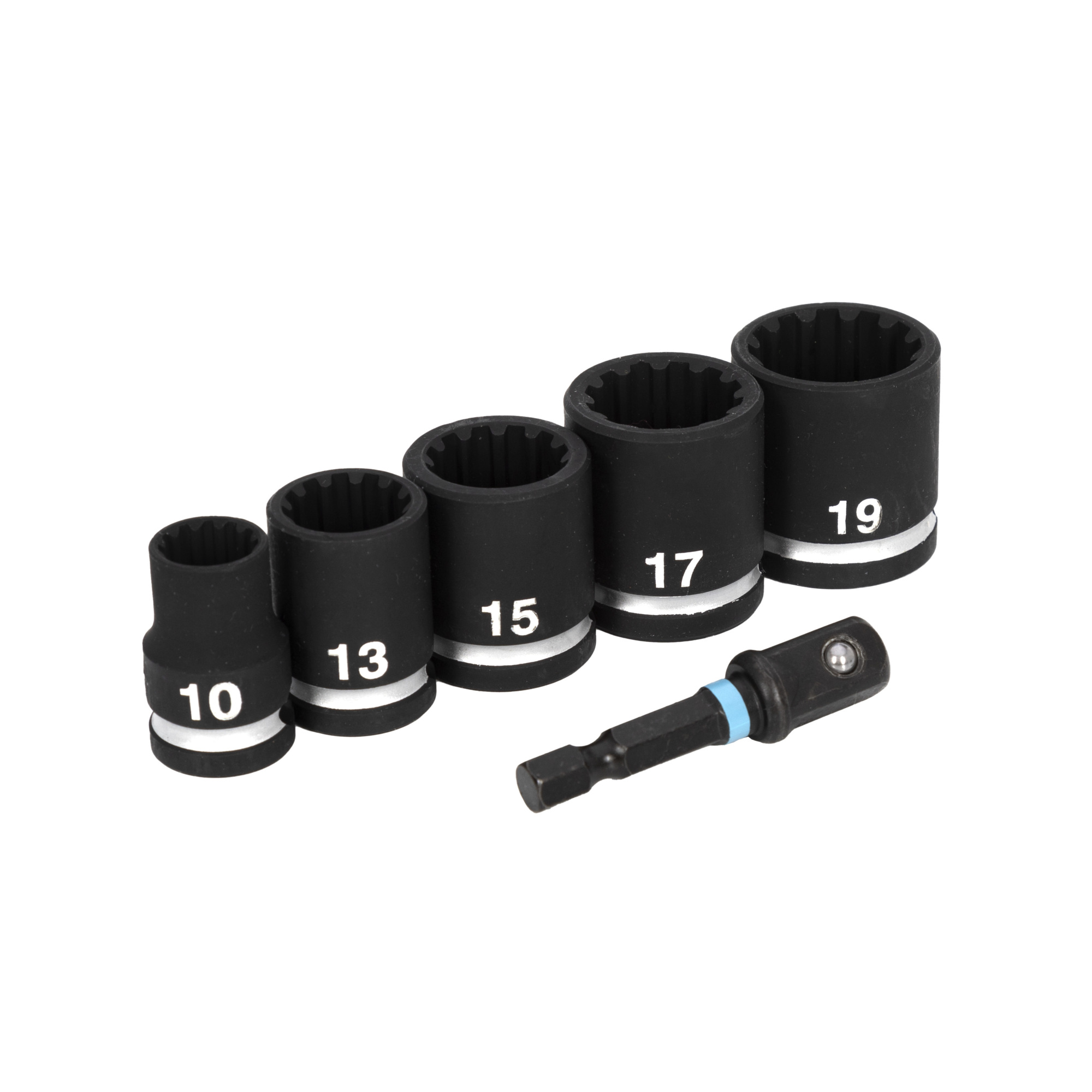 Spyder 6-Piece Metric Impact Socket Set with Adapter — 3/8in., Spline-Drive Design, Model# 19706