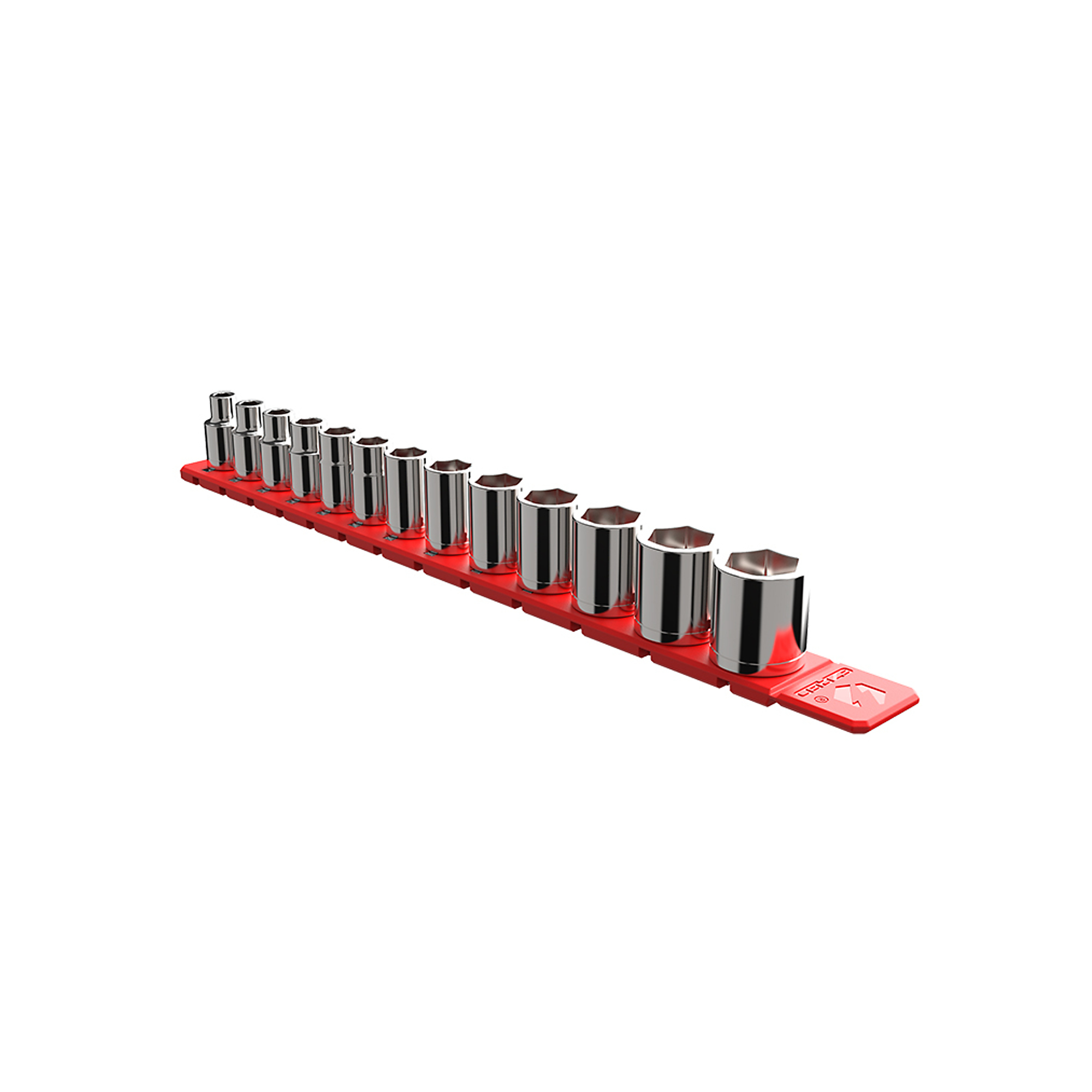 EZRED 1/4" Socket Rail  keeps sockets tight on carts or toolboxes