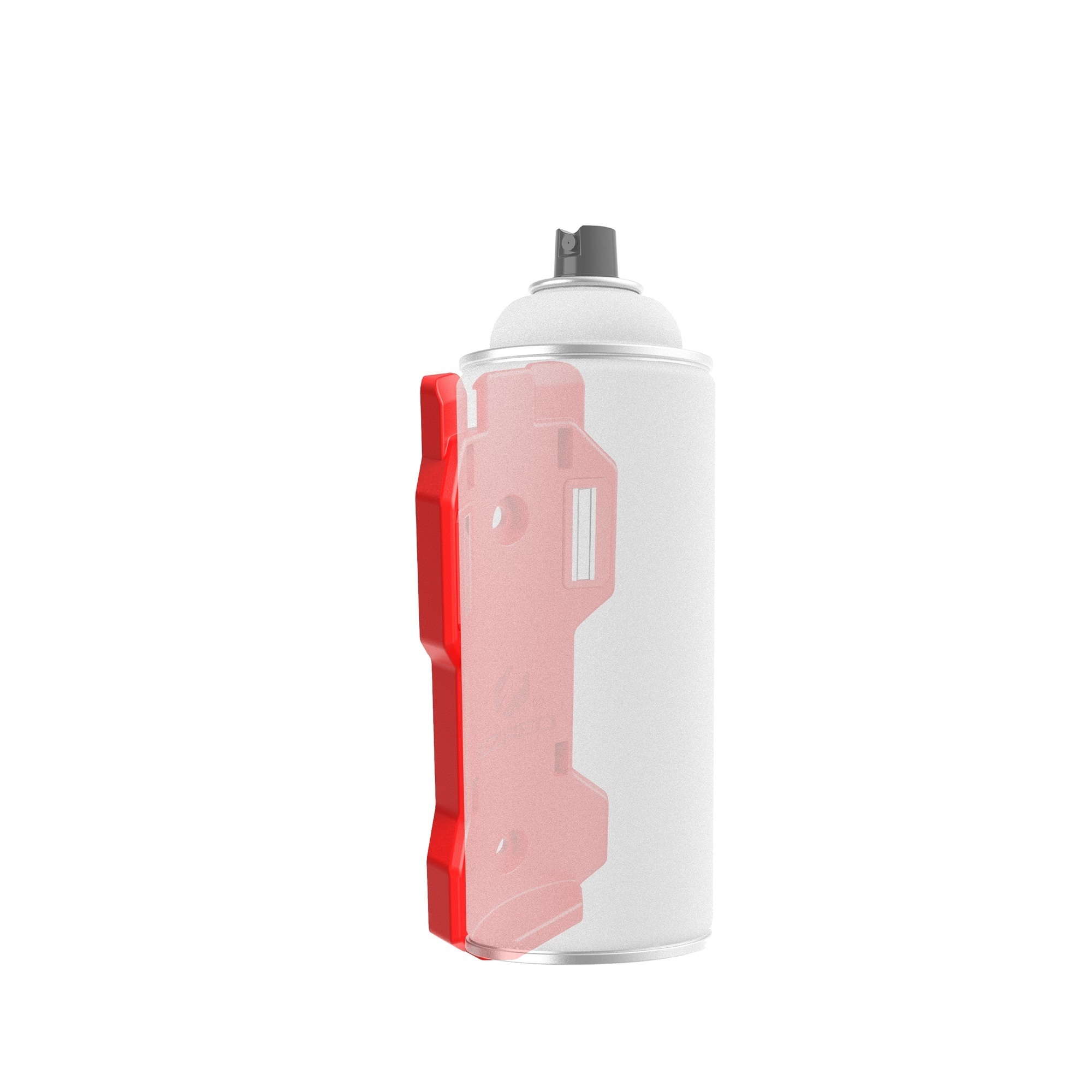 EZRED Spray Can Holder mounts magnetically & holds lid