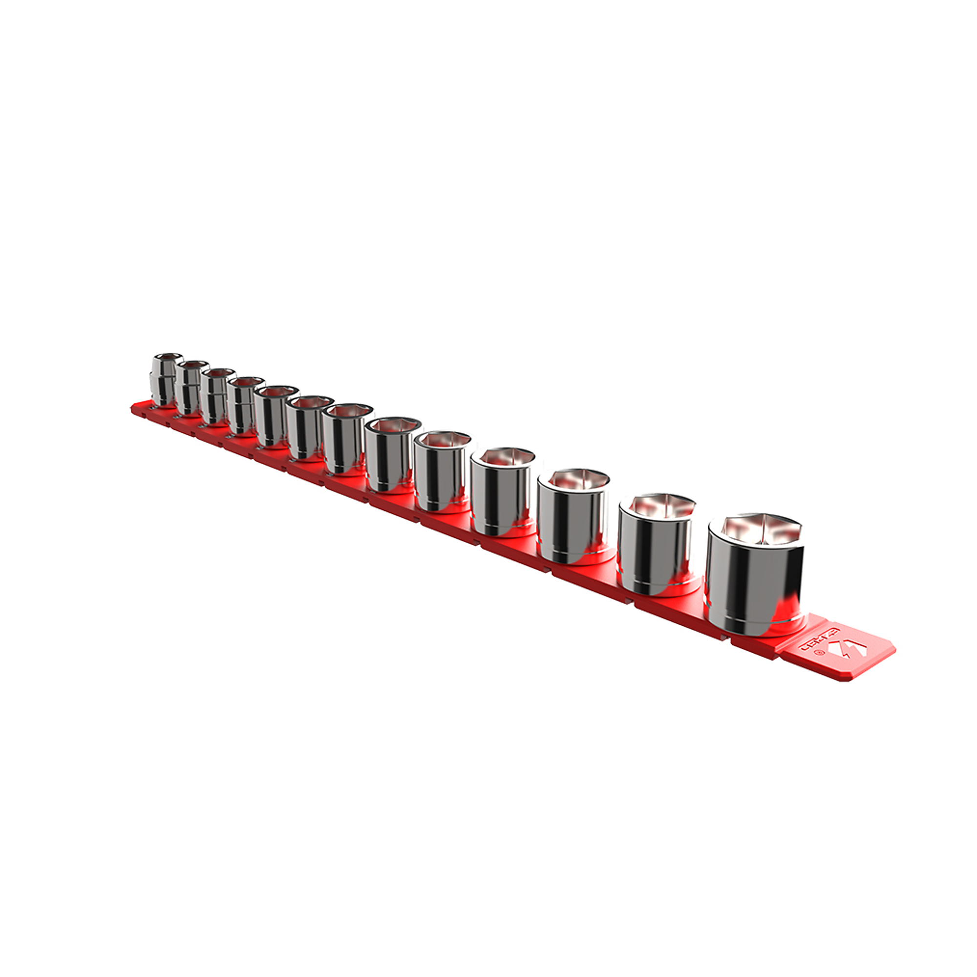 EZRED 3/8" Socket Rail keeps sockets tight on carts or toolboxes