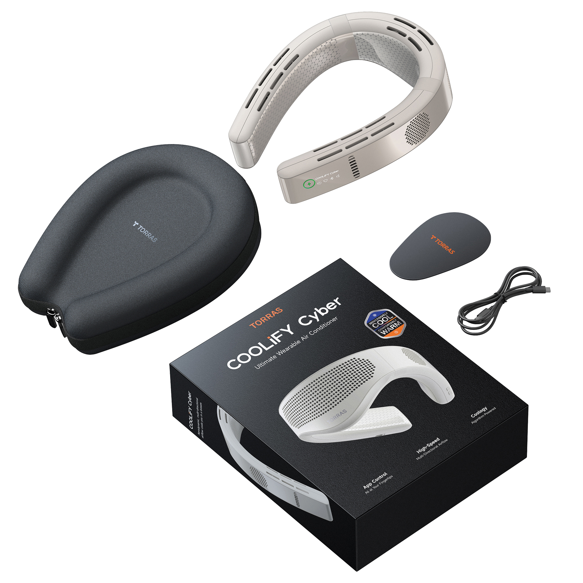 TORRAS® COOLiFY® Cyber Smart AI-Control Personal Portable