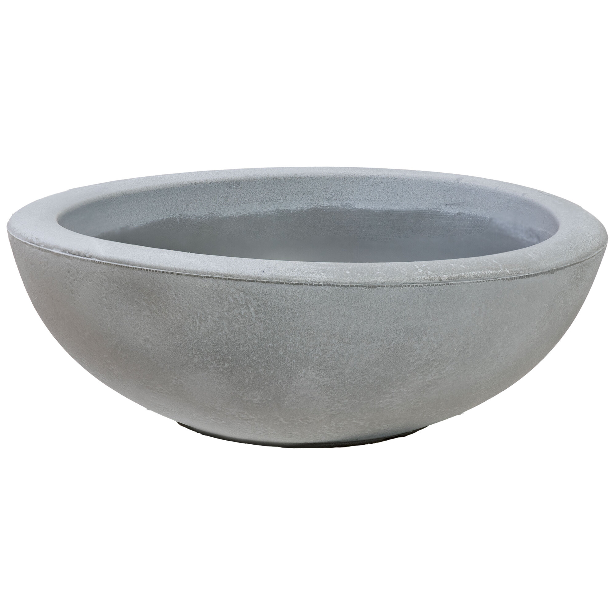 Sunnydaze Weather-Resistant Polyresin Double-Walled Percival Outdoor Flower Pot Planter — 20.75in., Gray, Model# DG-987