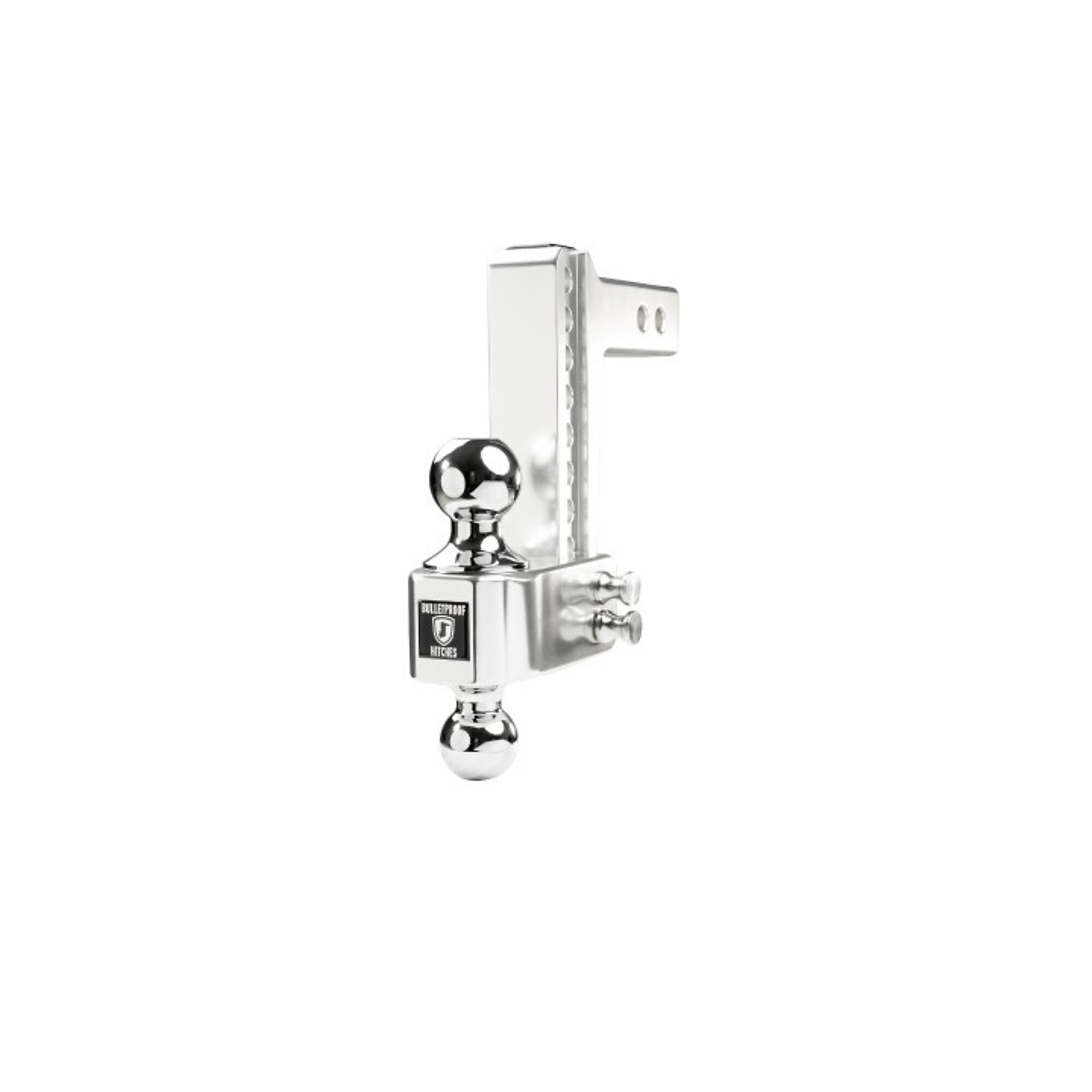 BulletProof Hitches Aluminum Drop/Rise Hitch — 2in. Shank, 4in. Drop/Rise, 14,000 Lb. Towing Capacity, Model# AL206