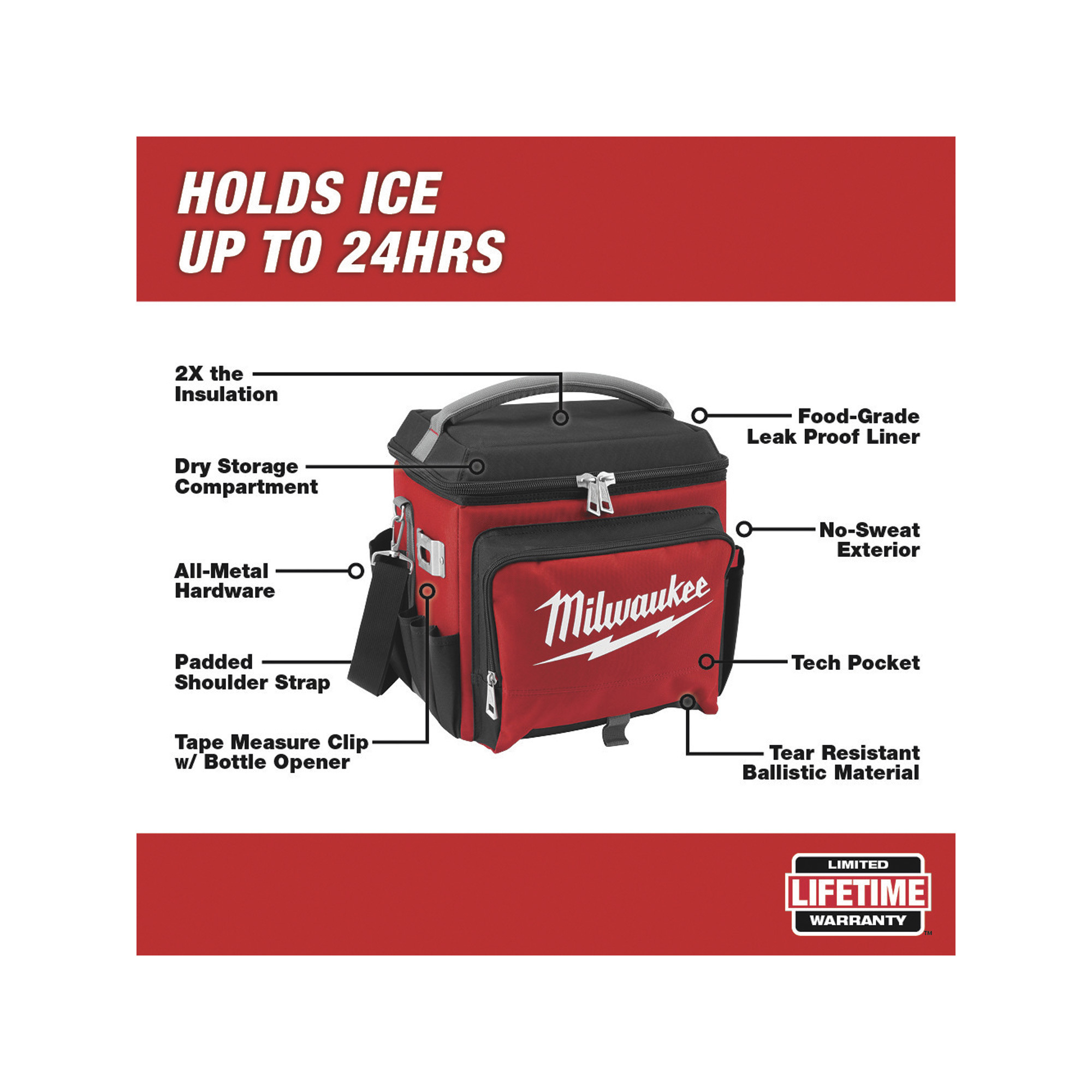 Milwaukee Jobsite Cooler, Model 48228250 Northern Tool