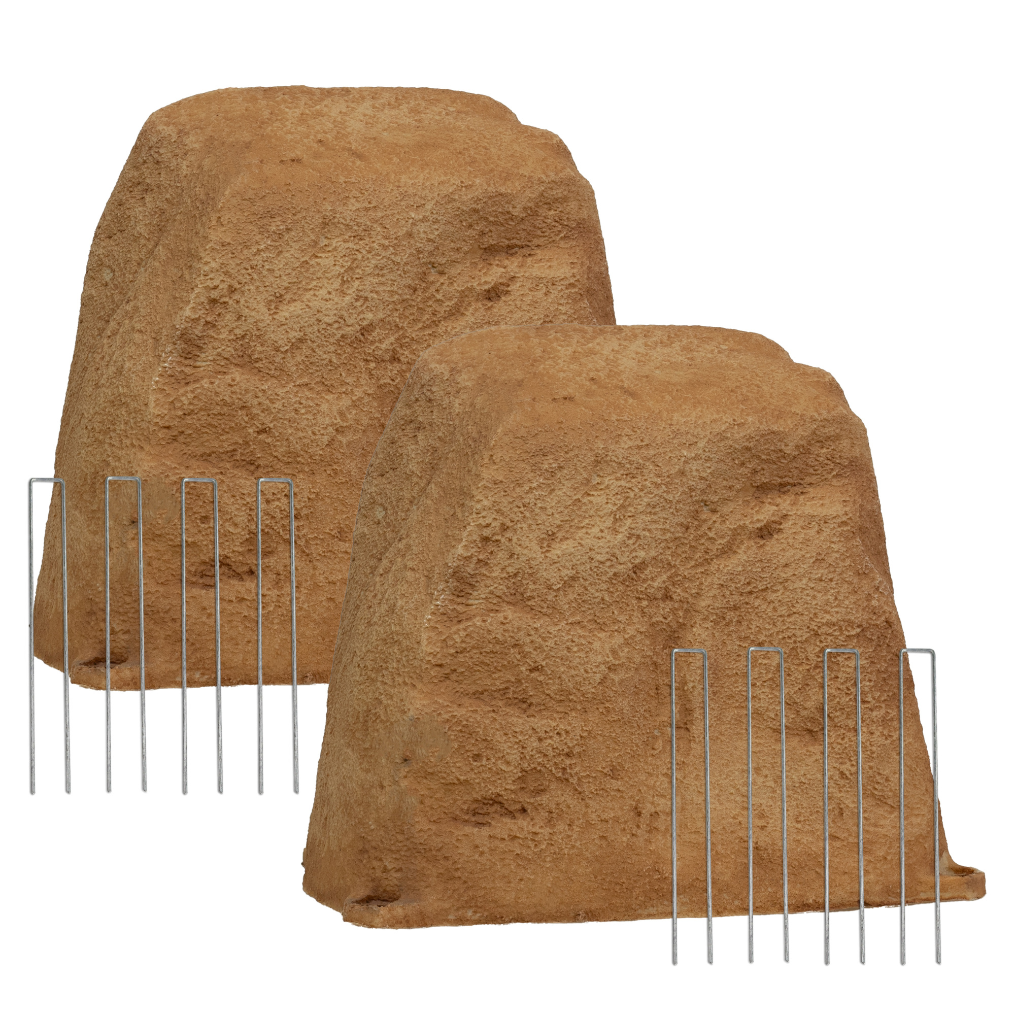 Septic Cover Rocks Sunnydaze Decor Outdoor Polyresin Landscape Rock Septic Cover — 11in ...