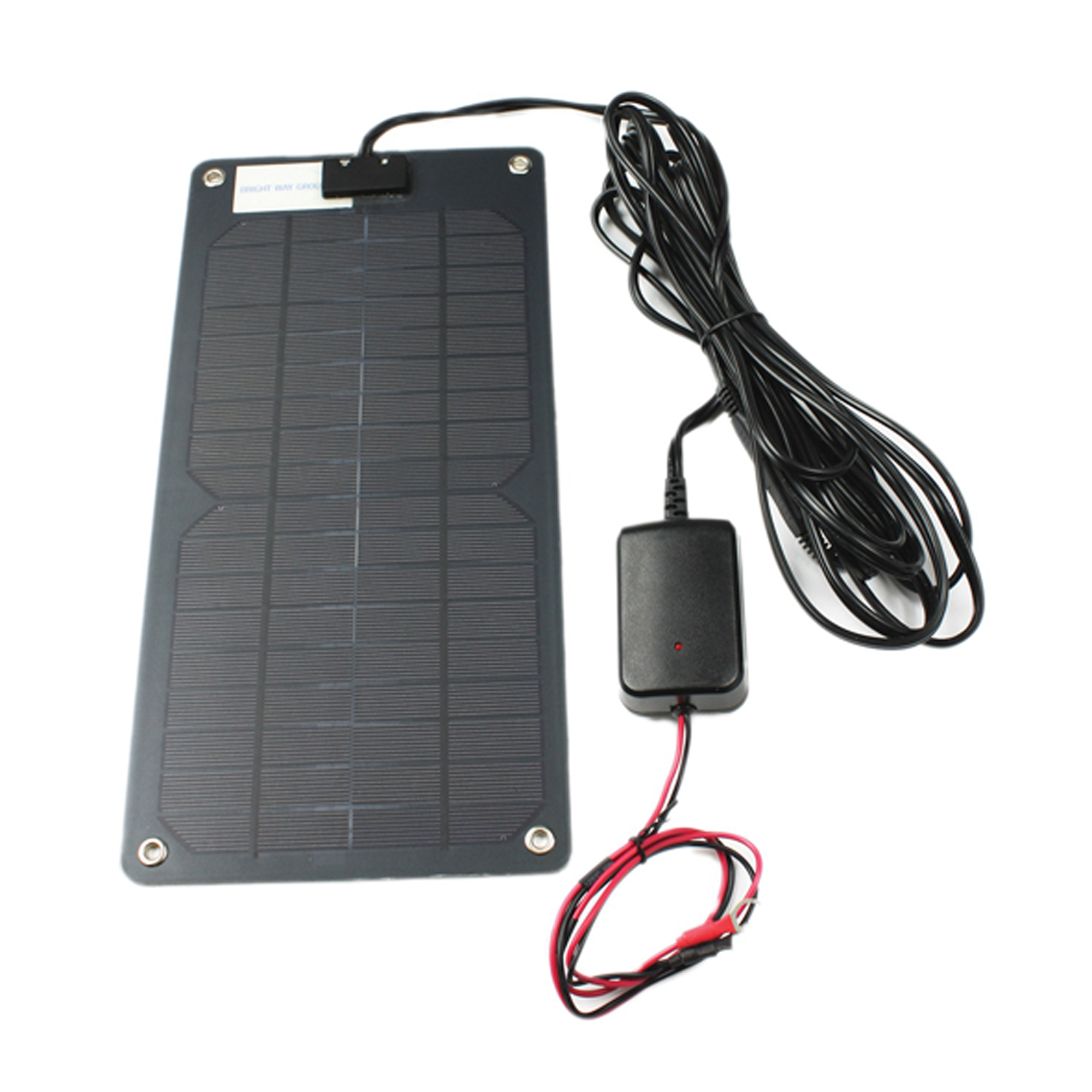 Bright Way Group 7.5-Watt Solar Charger — 12V Lead Acid Battery Compatible, Model# BWG4112