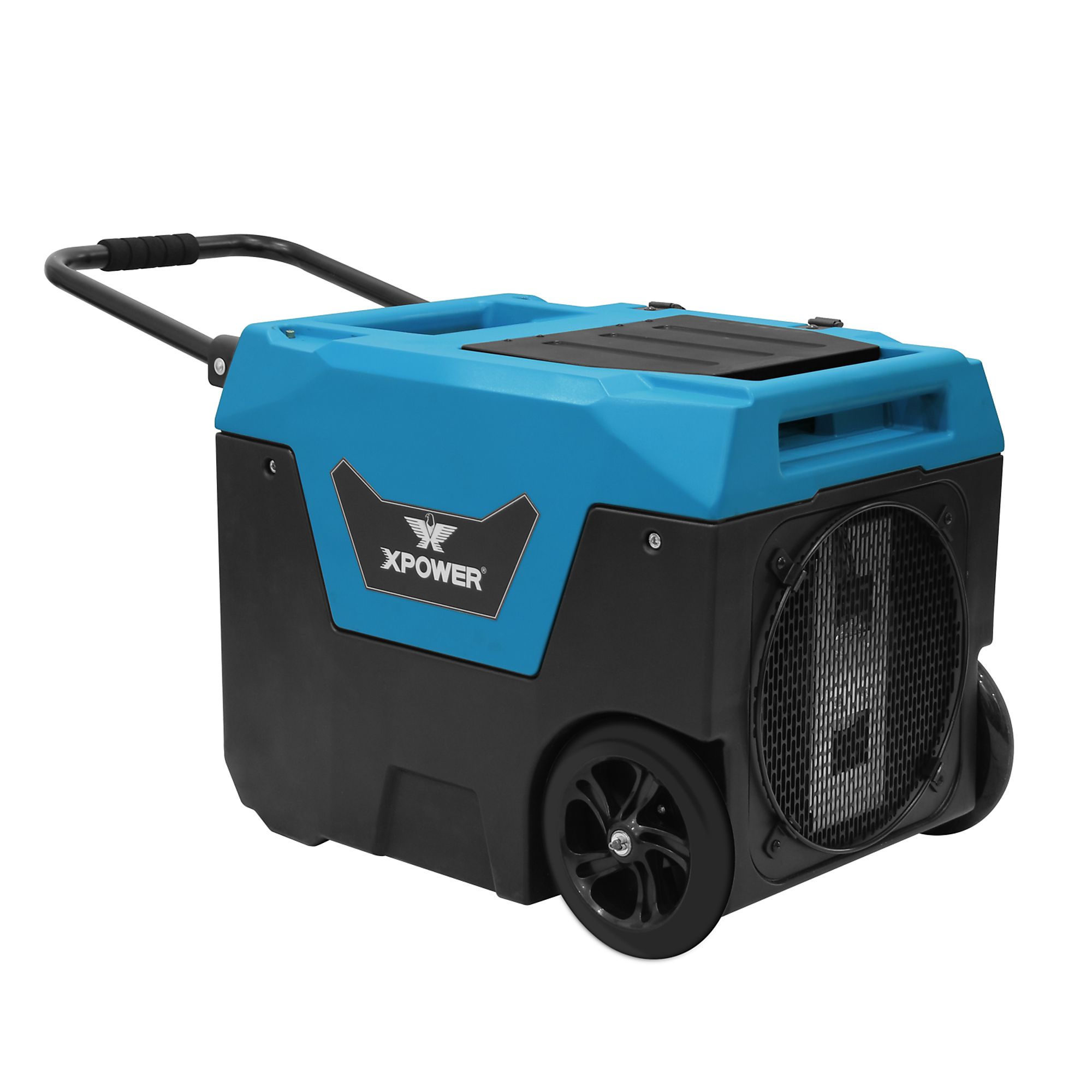XPOWER XD-130Li LGR Commercial Dehumidifier — 125 Pints, Bluetooth, Auto Purge Pump, 40ft. Hose, Handle and Wheels, Model# XD-130Li
