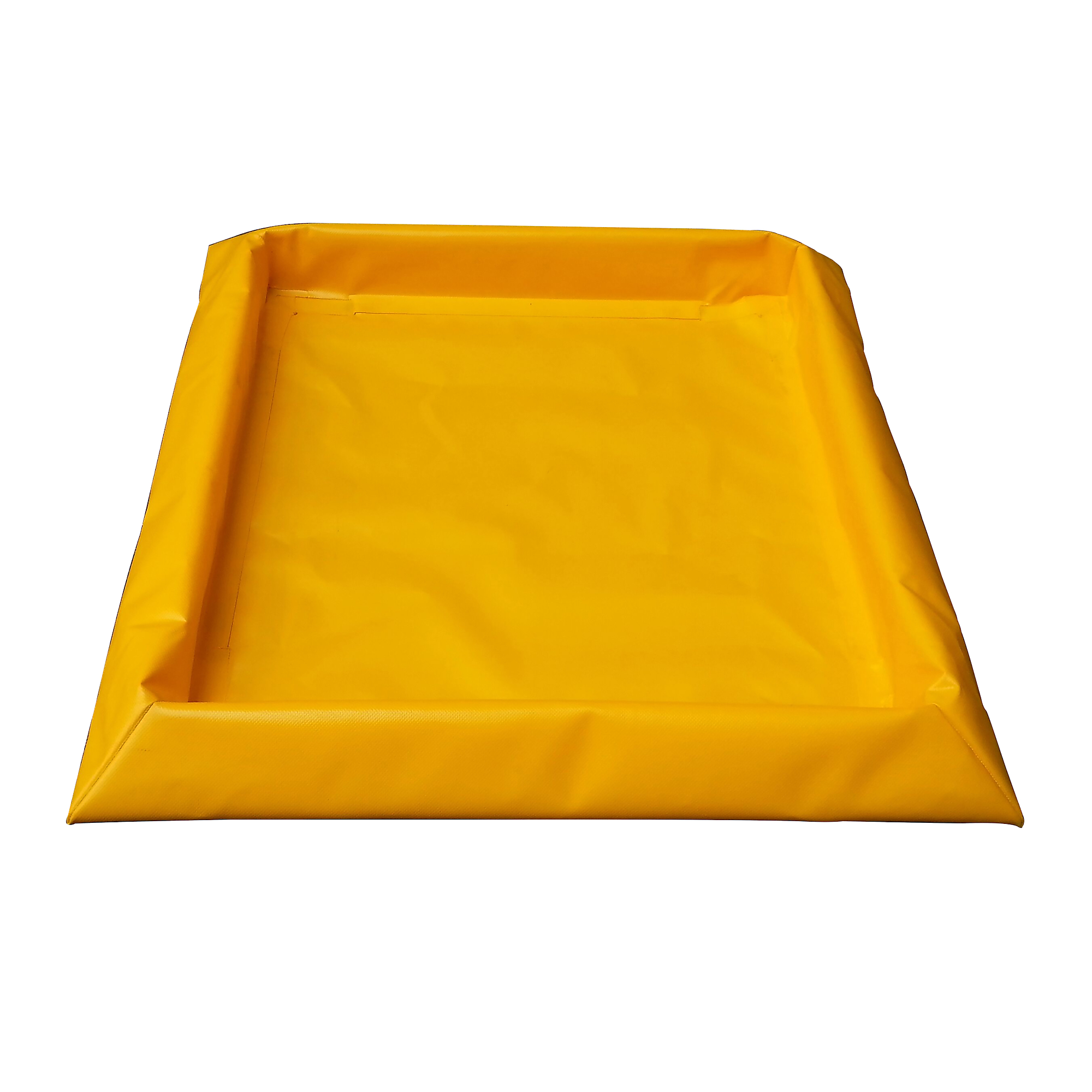 Eagle SpillNEST Spill Containment Berm — 4 Drum, 30-Gallon Capacity, PVC Fabric, Yellow, Model# T8103