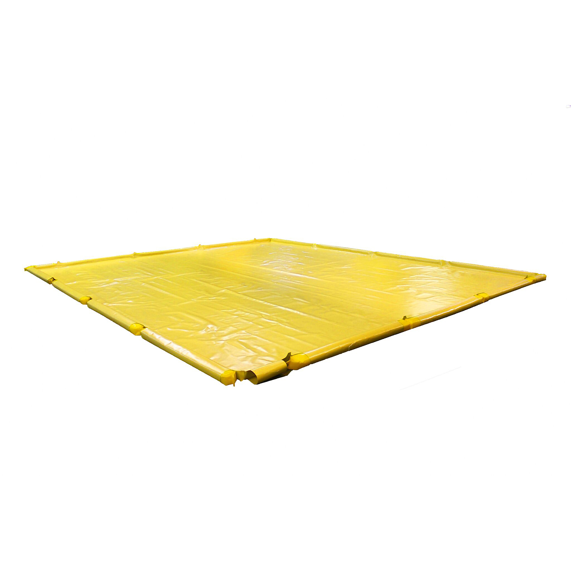 Eagle SpillNEST Spill Containment Berm — 12ft. x 39ft. x 4.5in., 1310 Gallon Capacity, Removable Sidewalls, Economy Design, Yellow, Model# T8204YE