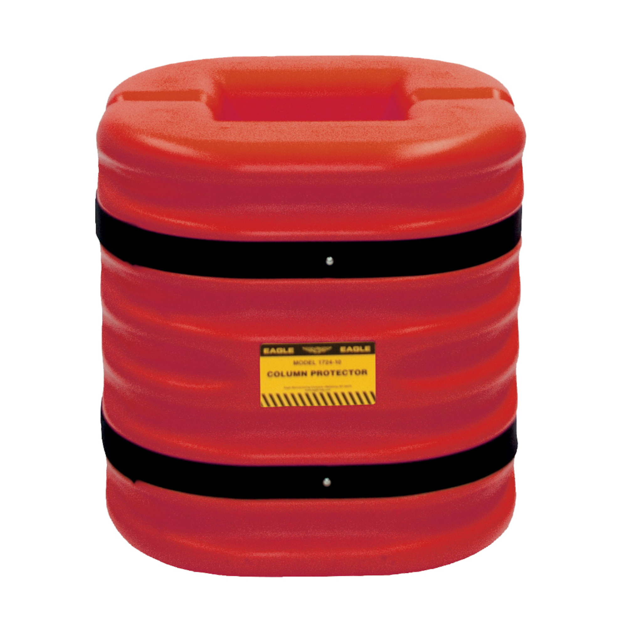 Eagle Mini Column Protector — Fits 10in. Square Column, High-Density Polyethylene, Red, Model# 172410RED