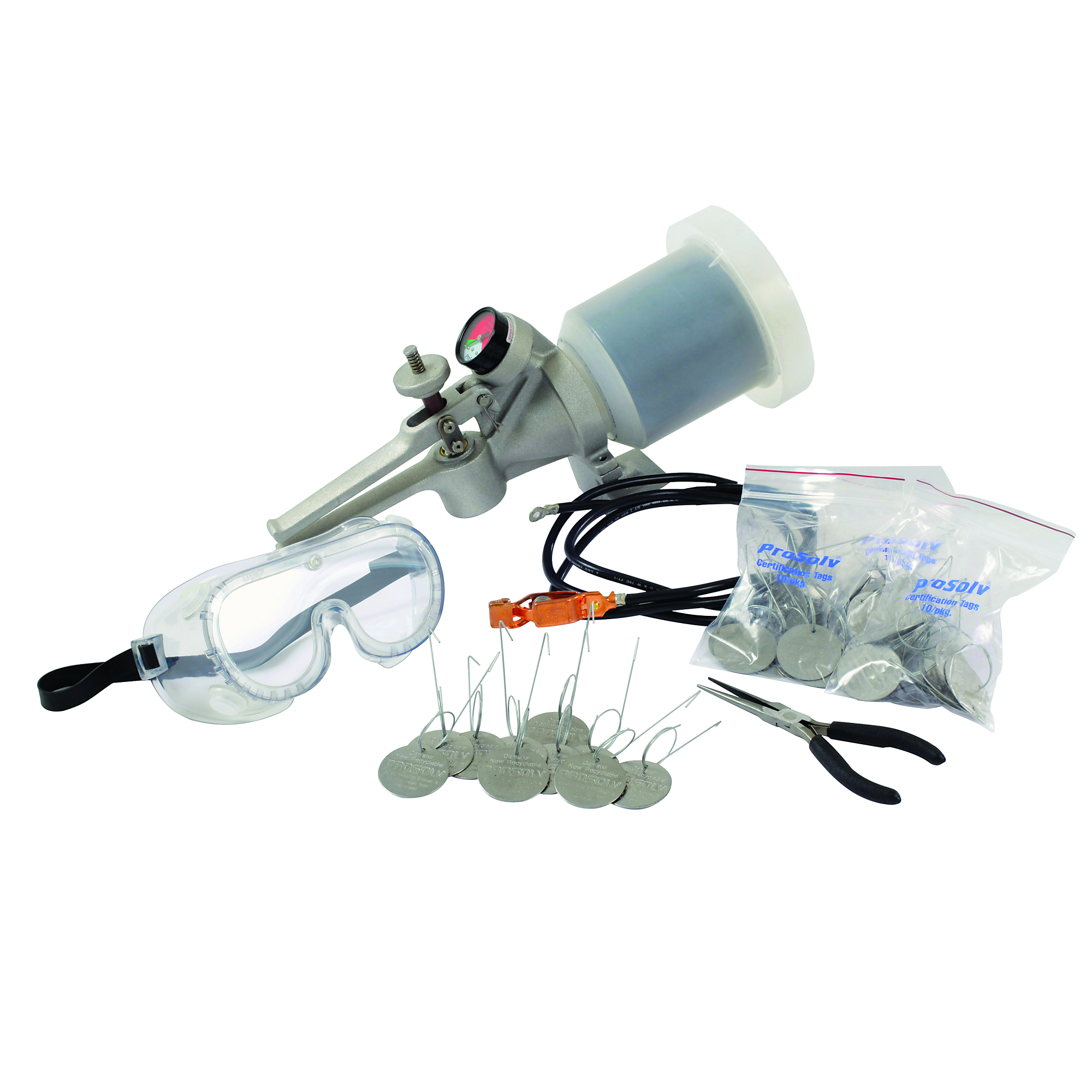 Justrite Prosolv 4000 Propane Calibration Cylinder Recycling System — Converts Gas Cylinders to Recyclable Steel, Model# 28190