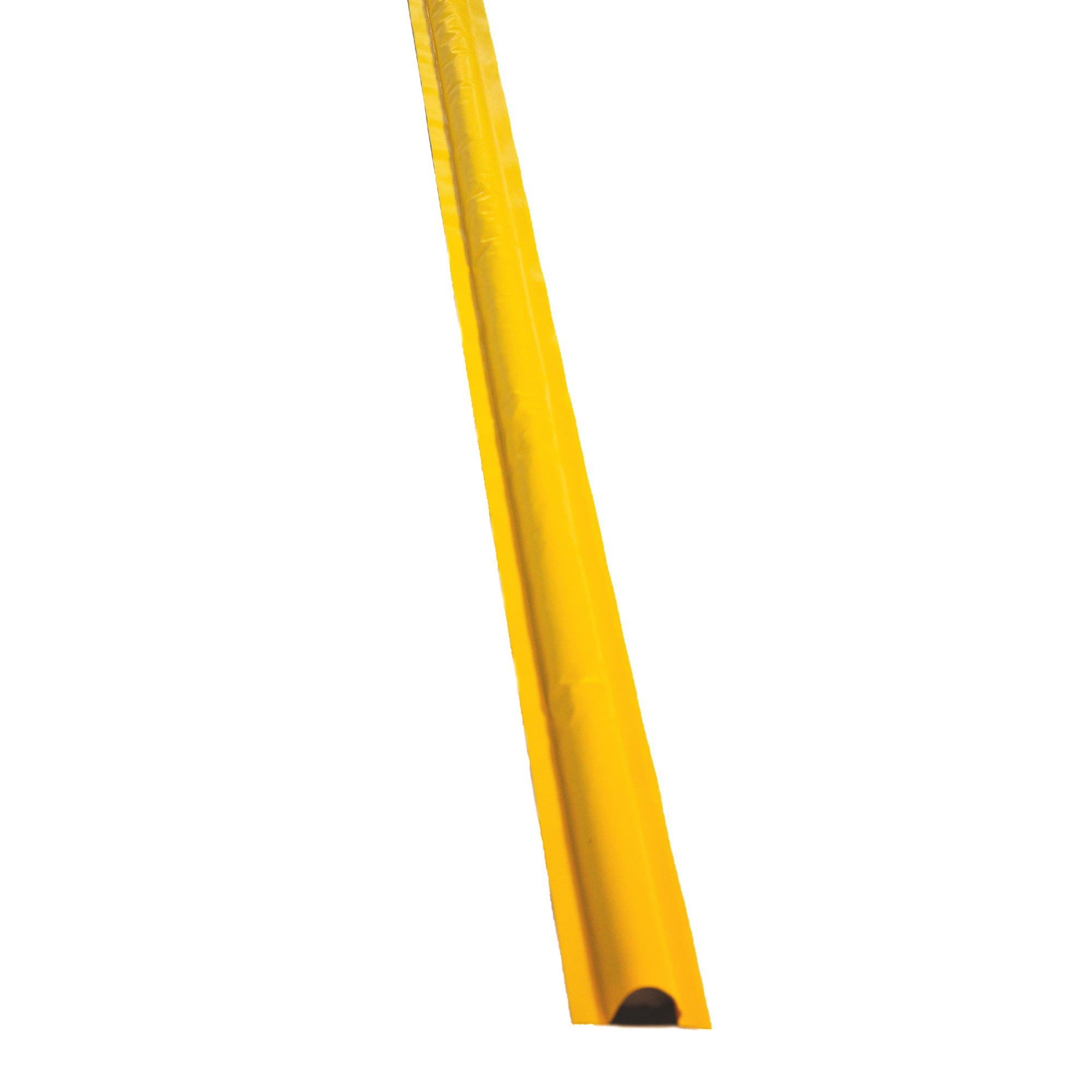 Justrite Make-A-Berm Straight Section — 2in. High x 15ft. Long, PVC Coated, Yellow, Model# 28466