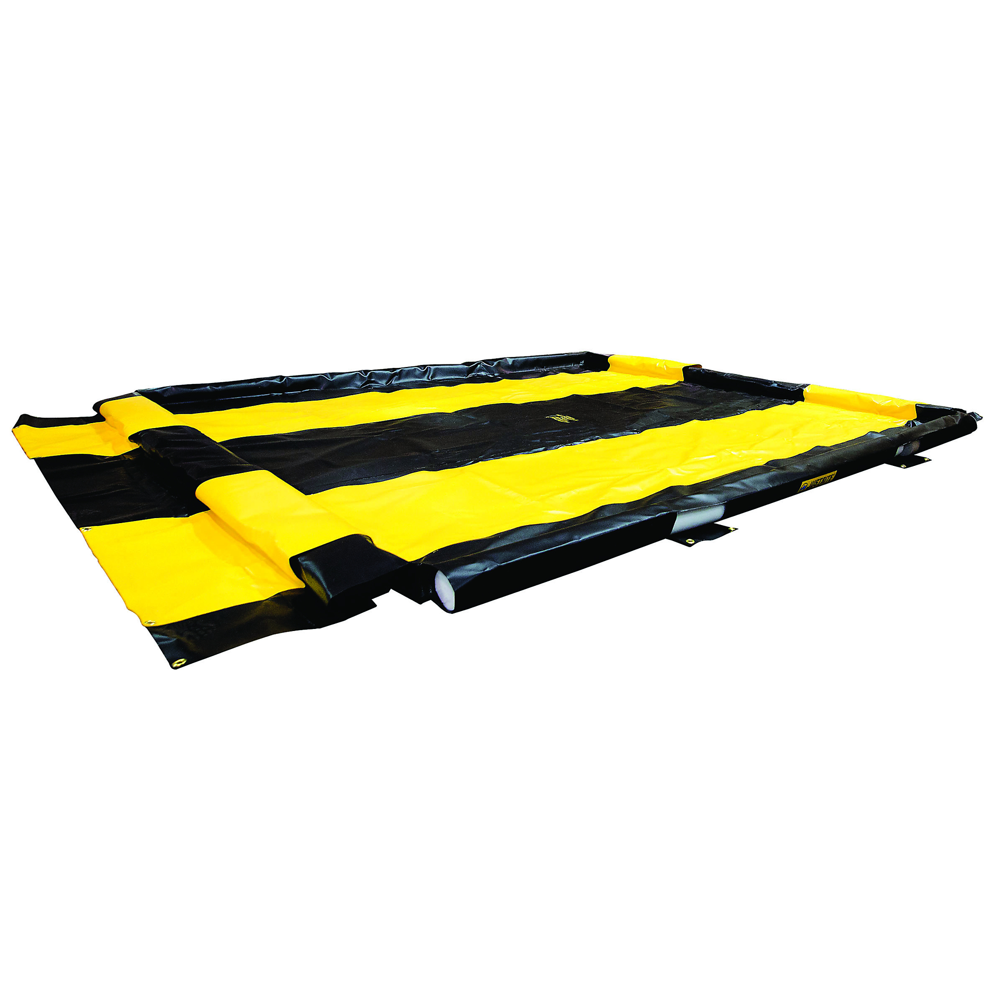 Justrite Drive-Through Washdown Spill Containment Berm — 10ft. x 11ft. x 4in., 250 Gallon, Vinyl Coated, Model# 28576