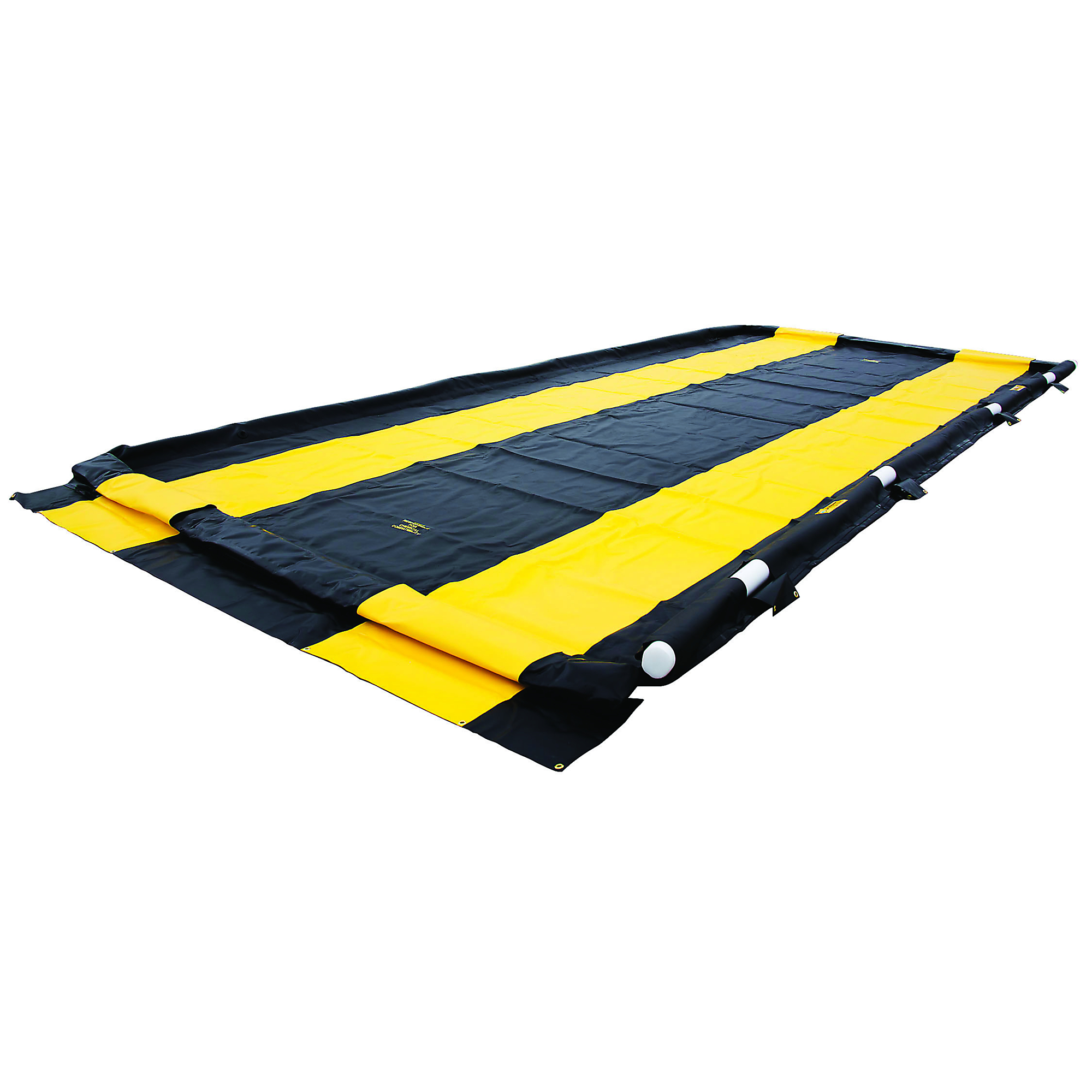 Justrite Drive-Through Washdown Spill Containment Berm — 12ft. x 26ft. x 4in., 750 Gallon, Vinyl Coated, Model# 28579