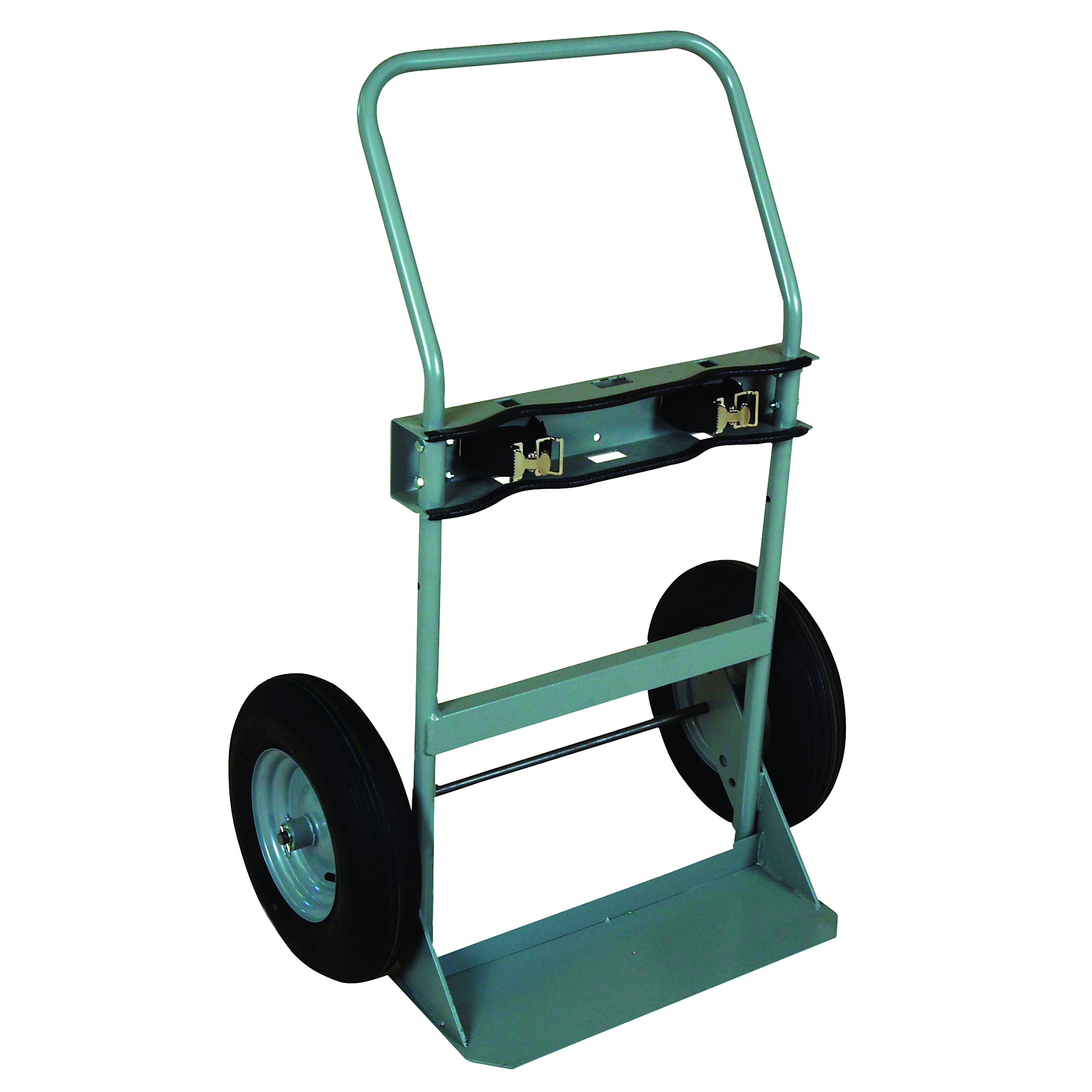 Justrite Double Cylinder Hand Truck — 16in. Pneumatic Wheels, Model# 35038