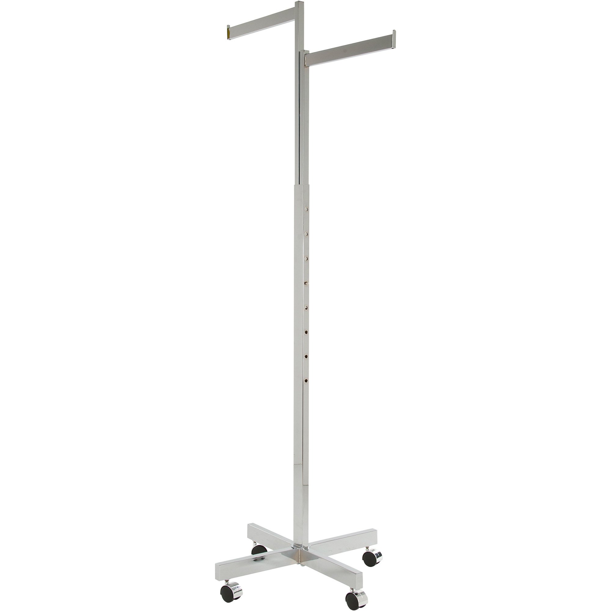 Armskote Rack Econoco 2-Way Straight Arm Rack — Chrome, 16in.L x 16in.W x 72in.H ...