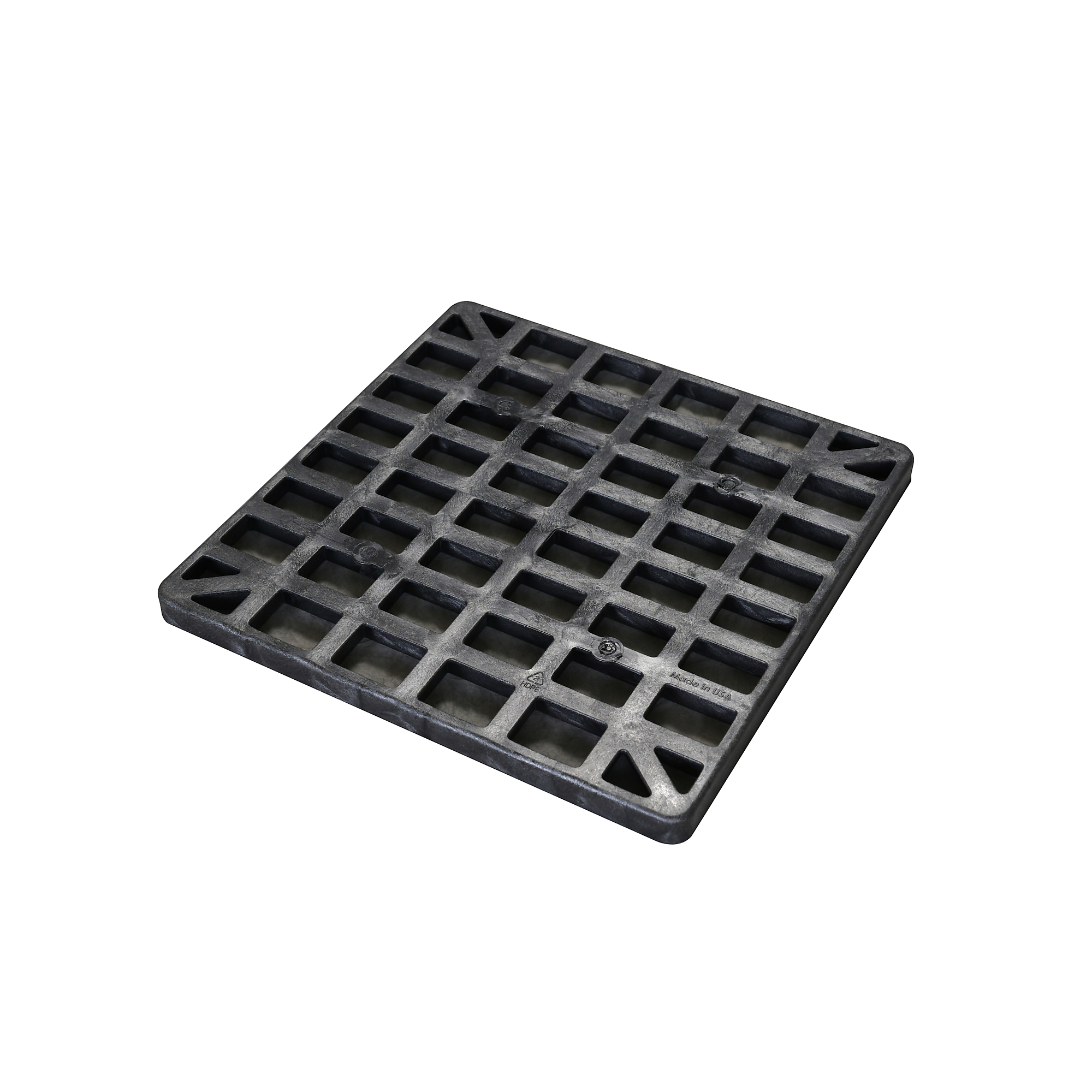 Eagle Pallet Grating Replacement — 25.25in. x 1.5in., Black, 1-Drum Capacity, Model# 1642S