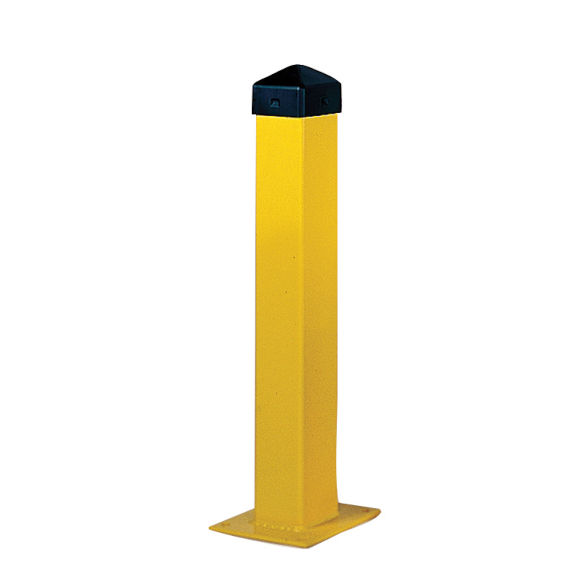 Eagle Steel Square Bollard Post — 5in. x 36in., 1/4in. Thick, Safety Yellow, Model# 1753
