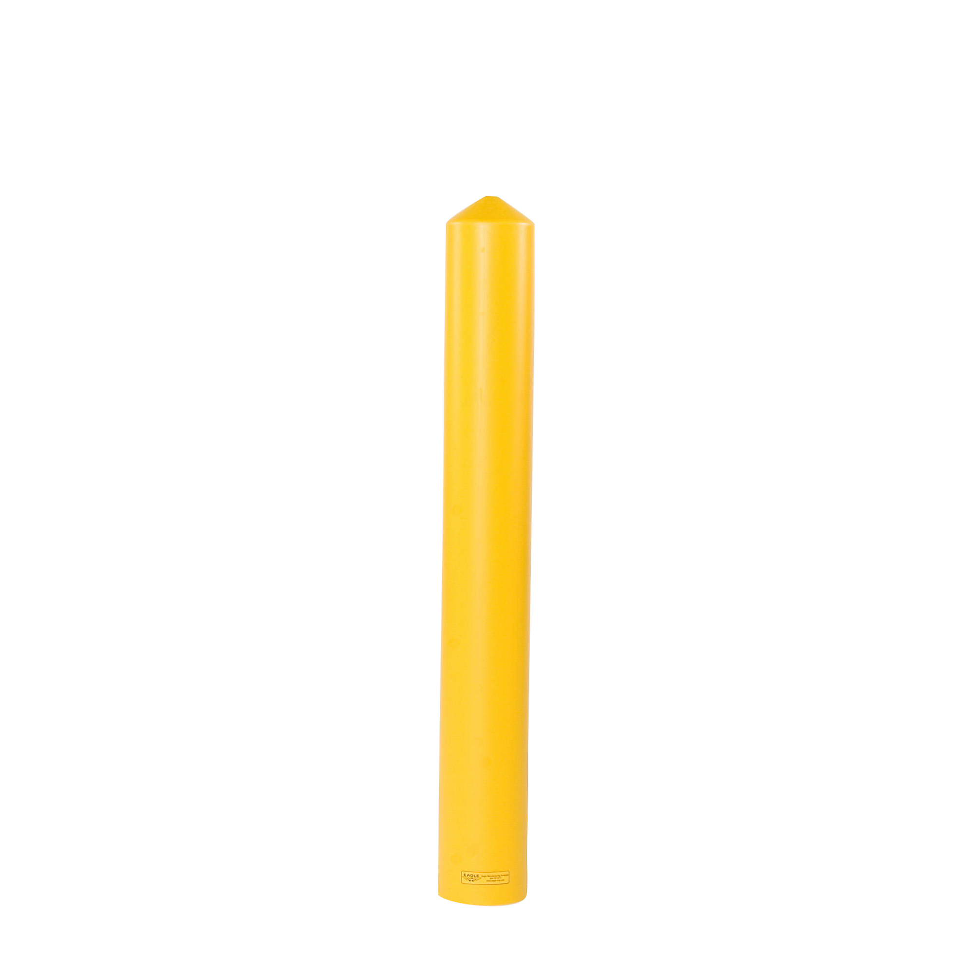 Eagle Smooth Bollard Cover — 8in. x 57in., Yellow, Model# 1737