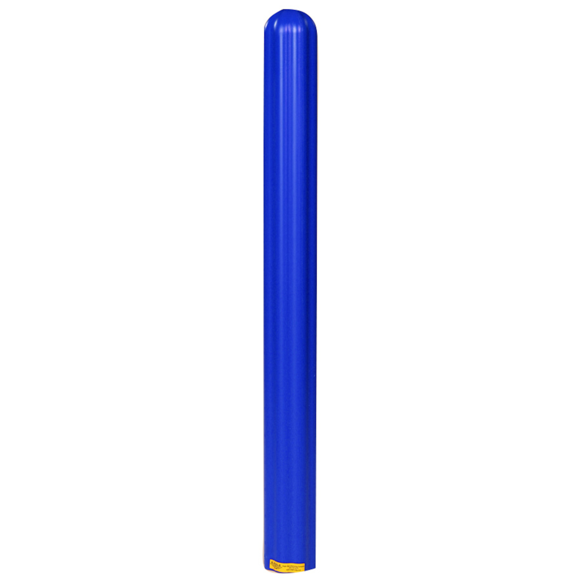 Eagle Fluted Bollard Cover — 8in. x 56in., High-Density Polyethylene, UV-Resistant, Blue, Model# 1738BL