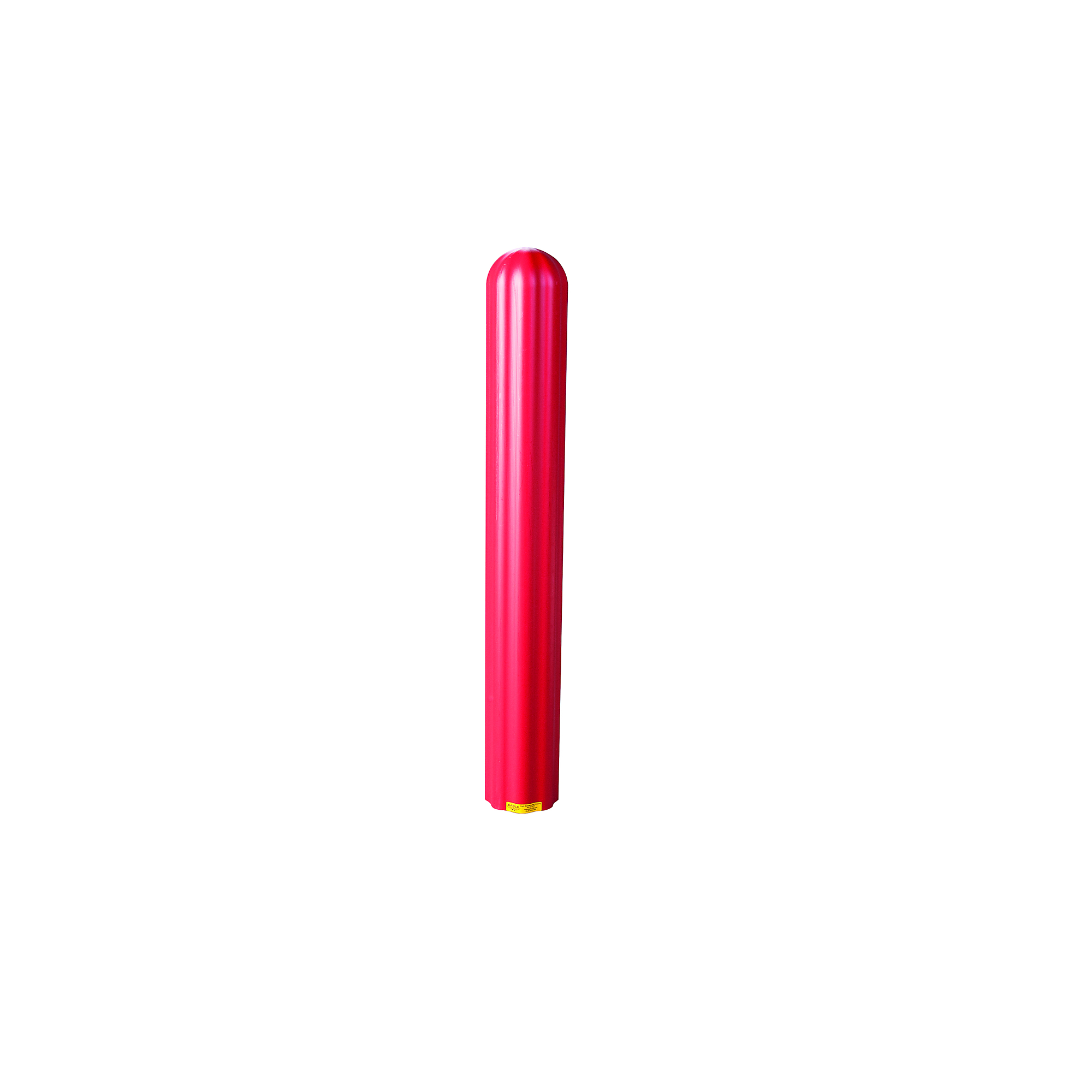 Eagle Fluted Bollard Cover — 6in. x 56in., High-Density Polyethylene, Red, Model# 1730R