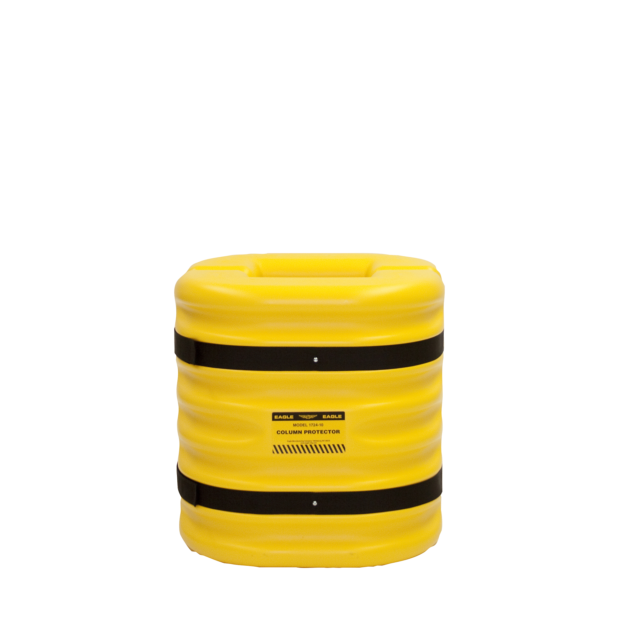 Eagle Mini Column Protector — Fits 6in. Square Columns, High-Density Polyethylene, Yellow, Model# 17246