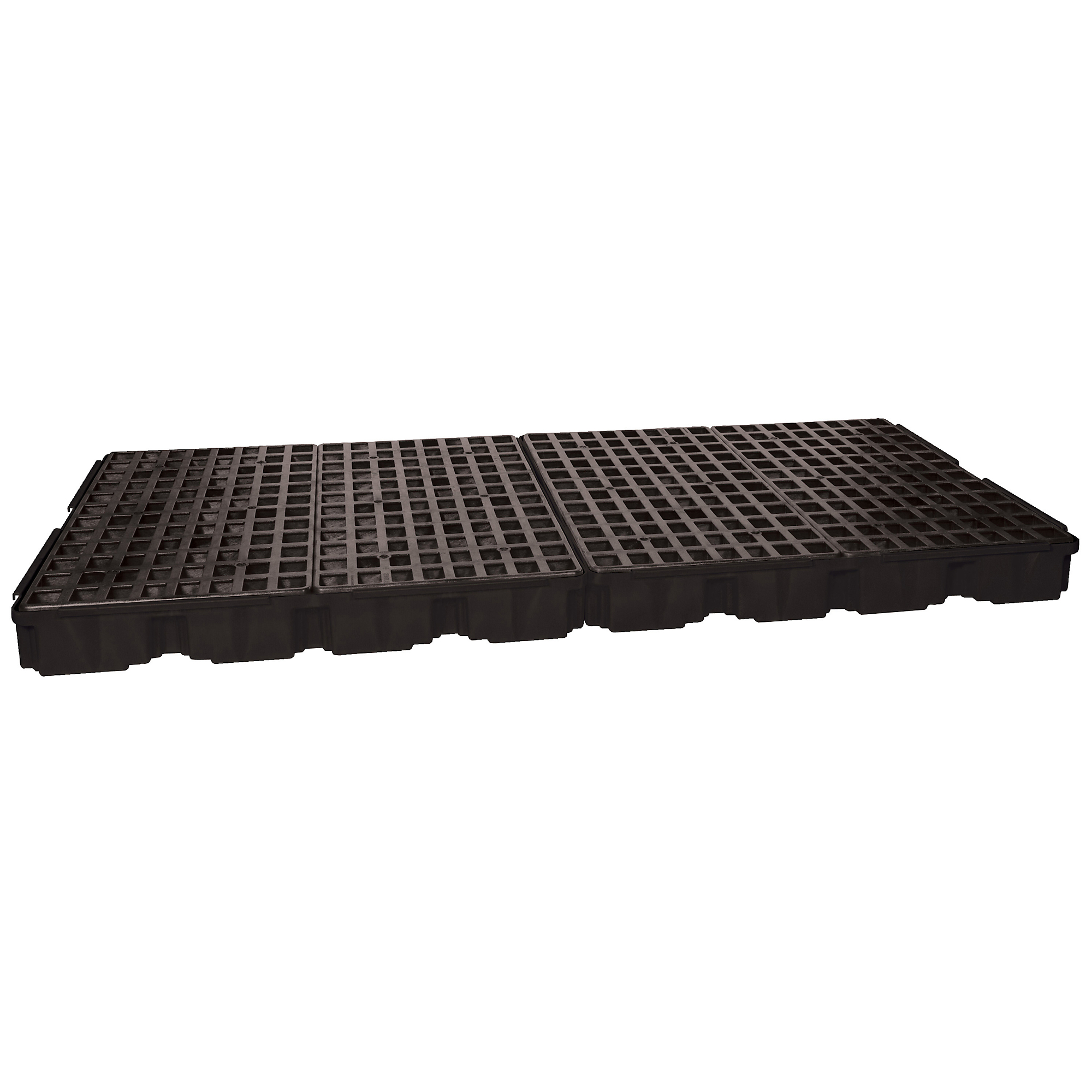 Eagle Modular Spill Platform — 121-Gallon Sump Capacity, 8 Drum, Black, Without Drain, Model# 1688B