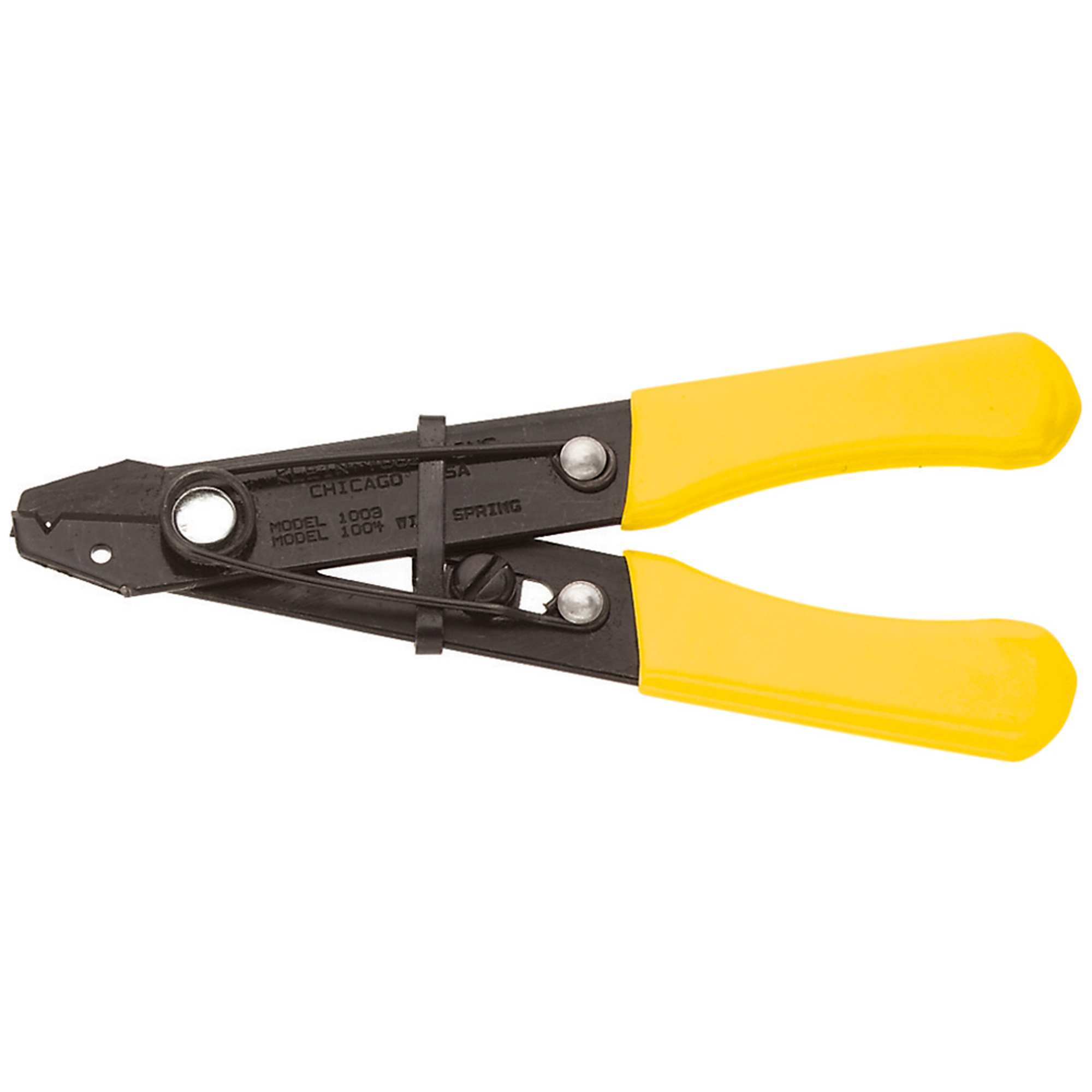 Wire Stripper and Cutter with Spring, Model# 1004