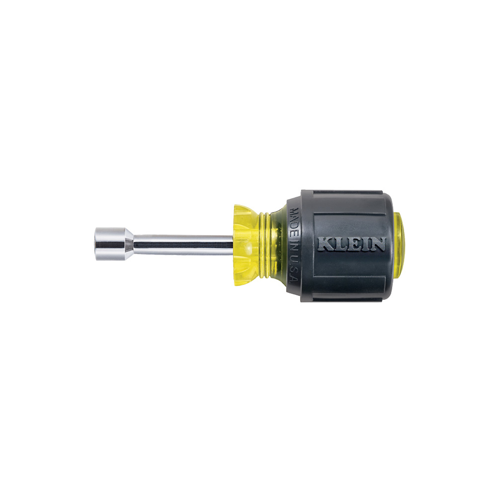 Klein Tools Stubby Nut Driver — 5/16in., 1-1/2in. Shaft, Cushion-Grip, Model# 610-5/16