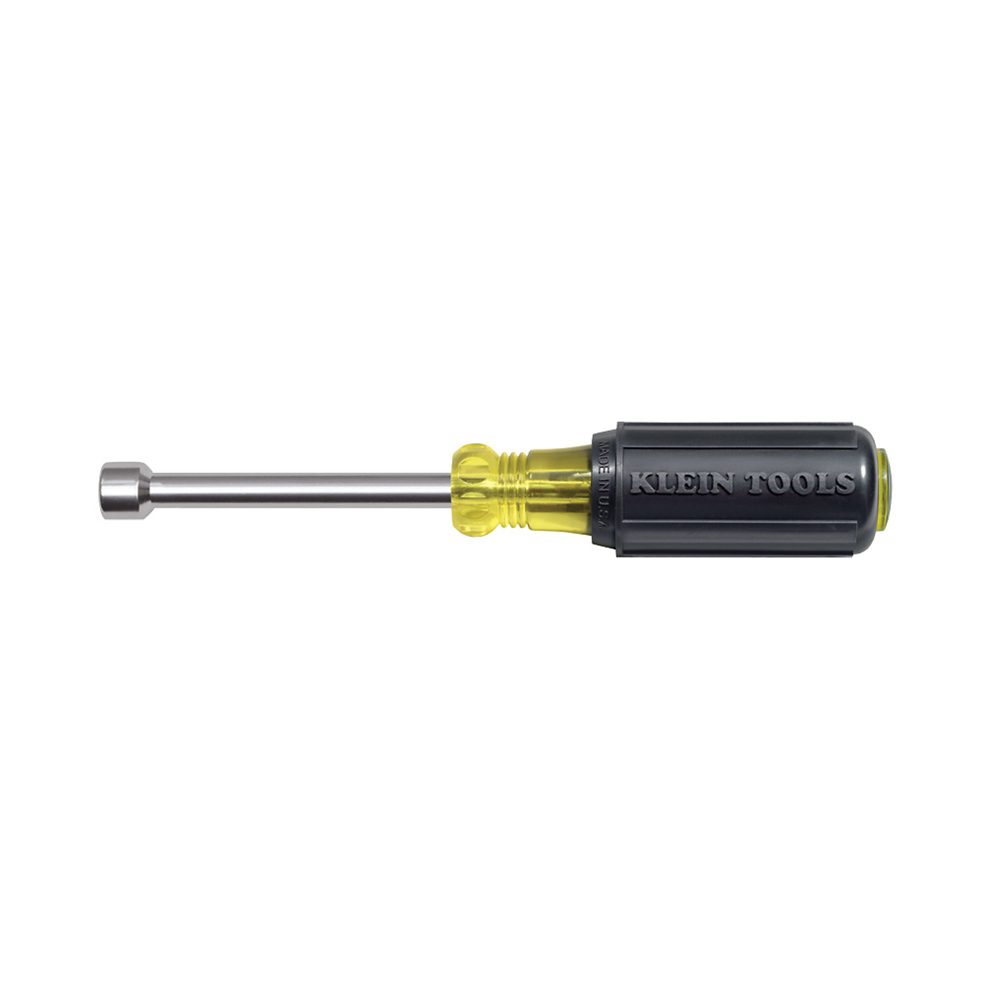 Klein Tools Magnetic Tip Nut Driver — 11/32in., 3in. Shaft, Chrome-Plated, Model# 630-11/32M