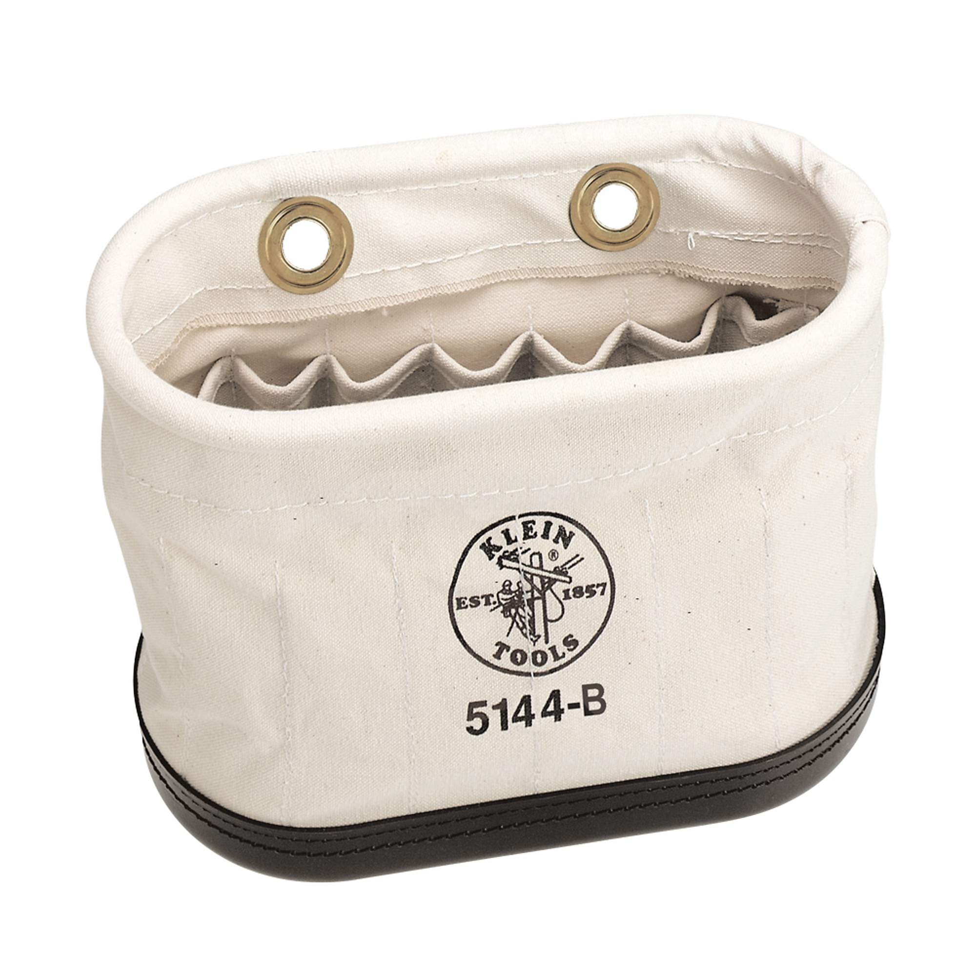 Canvas Bucket, 15 Interior Pocket Aerial Oval Bucket, Model# 5144B