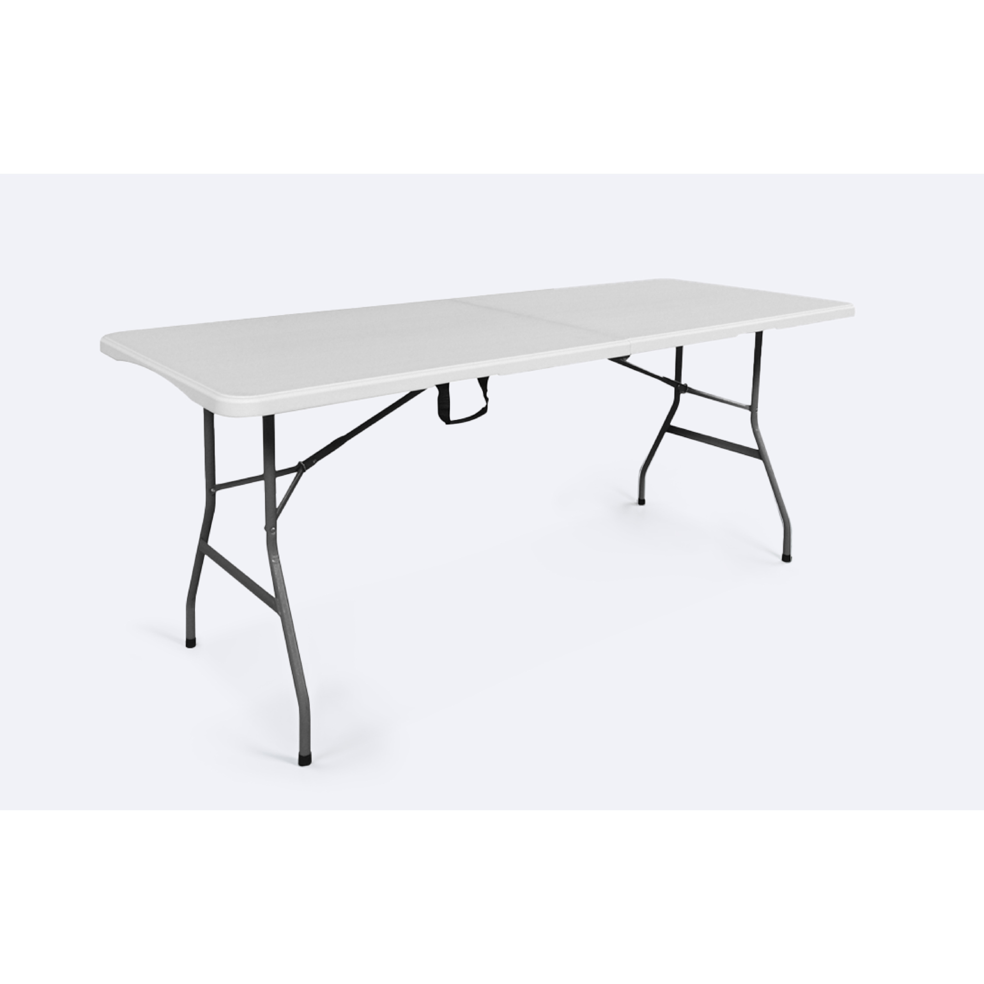 4Dock Heavy-Duty Portable Folding Table — 6ft., White, Scratch-Resistant, Model# FT01