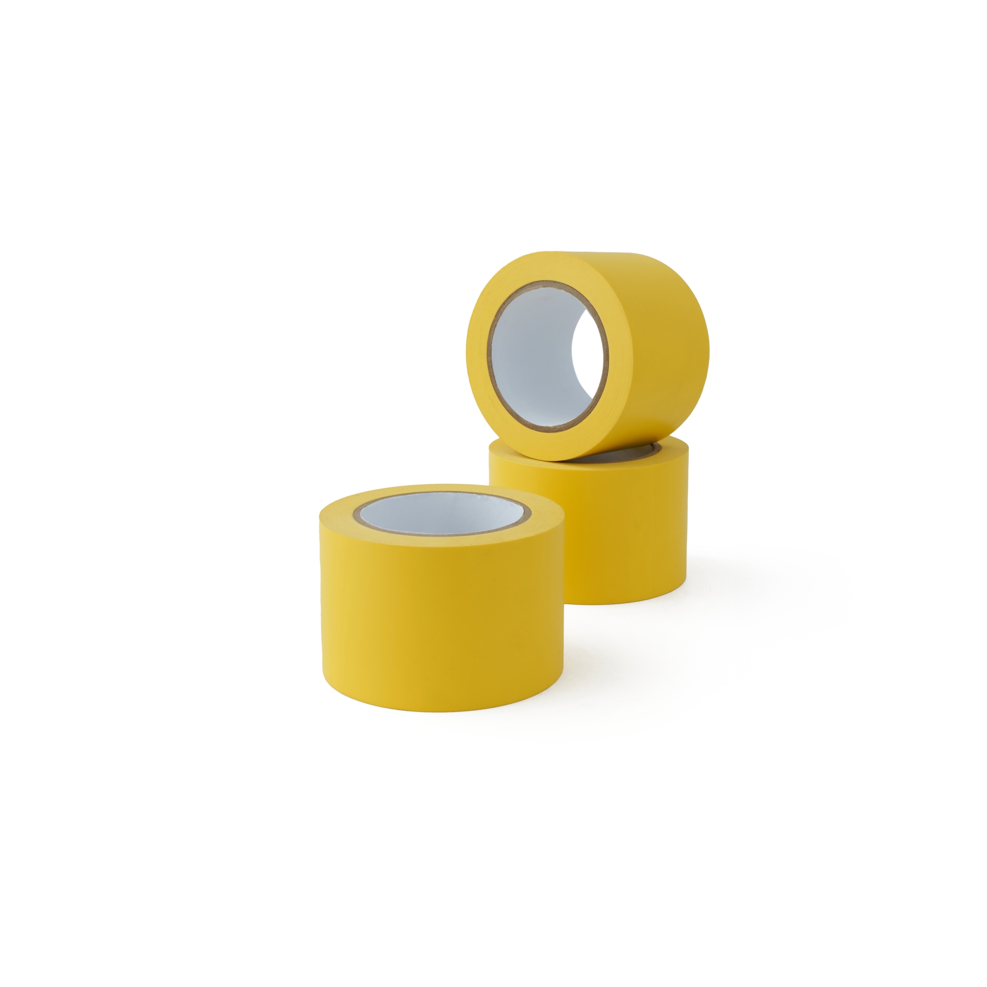 4Dock Safety Warning Solid Tapes — 3 Rolls, OSHA Compliant, Model# PT003-DK