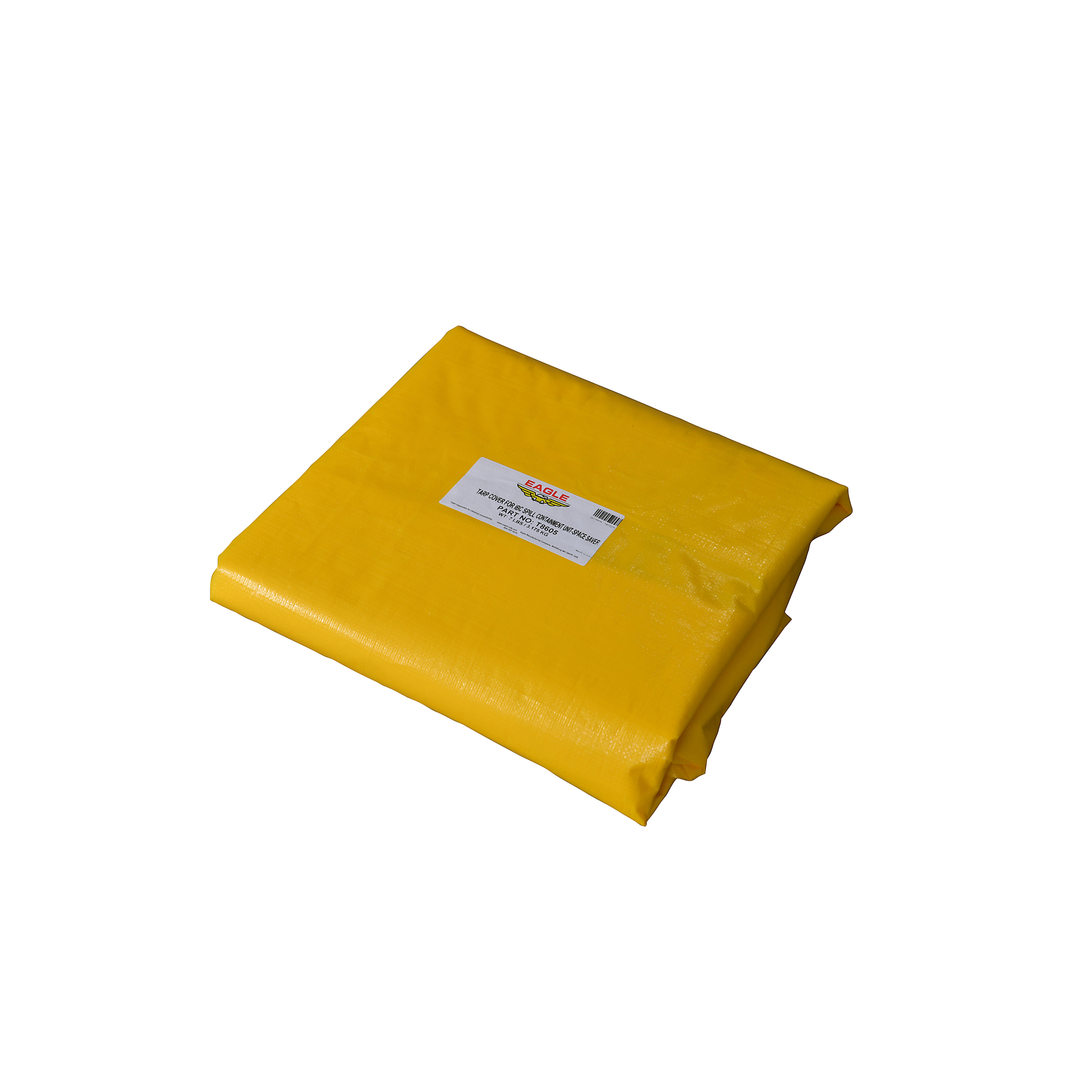 Eagle IBC Containment Unit Tarp Cover — 76in. x 80in. x 73.75in., Yellow, Model# T8605