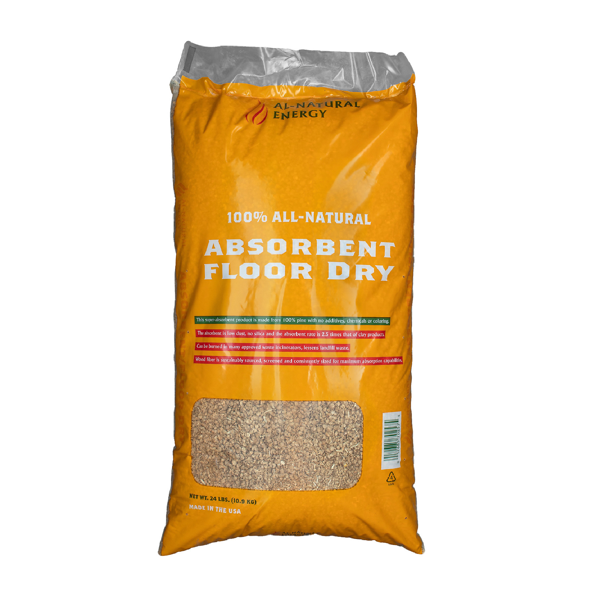 AL-Natural 24lb. Absorbent Floor Dry, Model#  ANAFD24