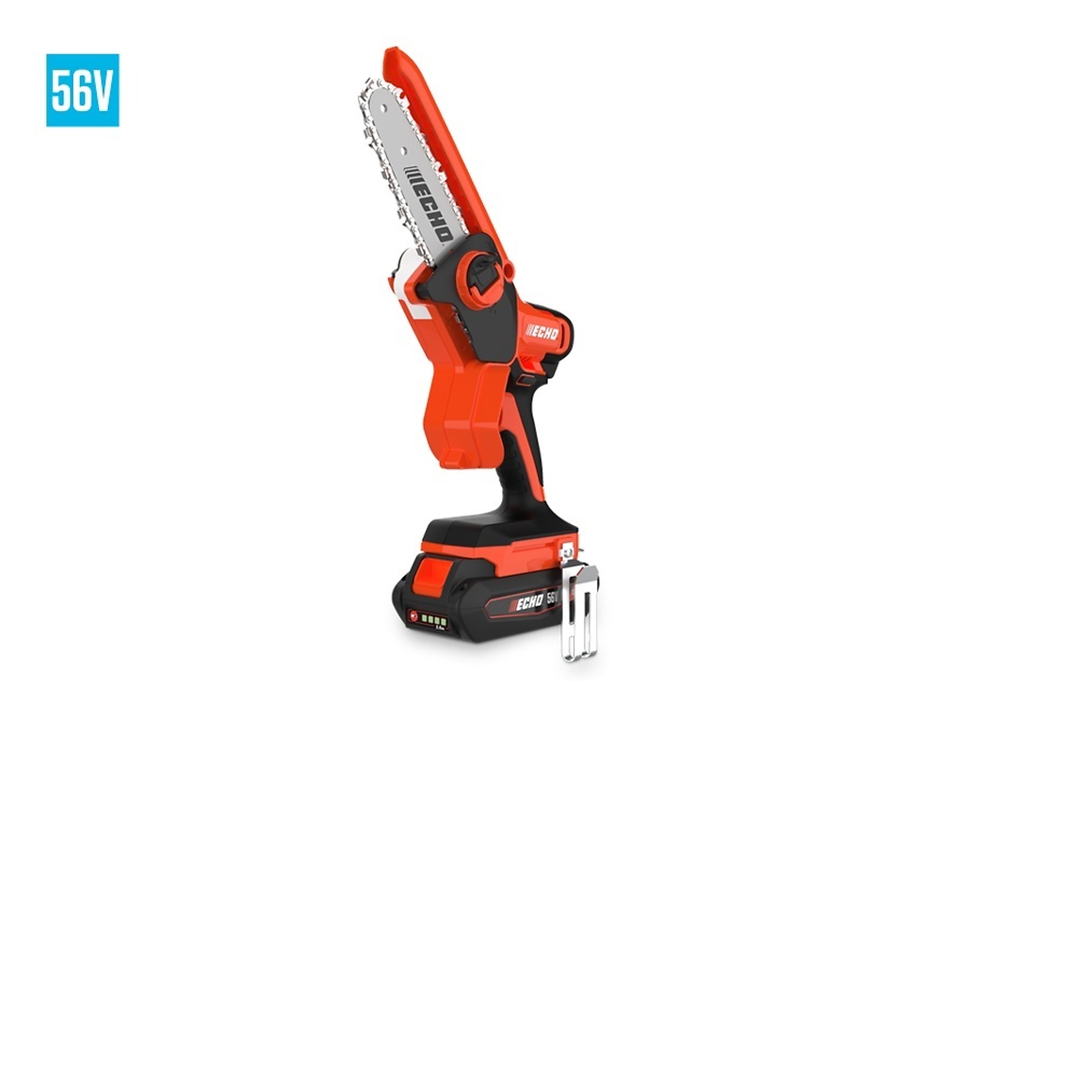ECHO 56V Battery System, Battery-Powered Professional Handheld Pruning Saw, Bar Length 6 in, 56 Volts, Tool Only,  Model# DHS-3006BT