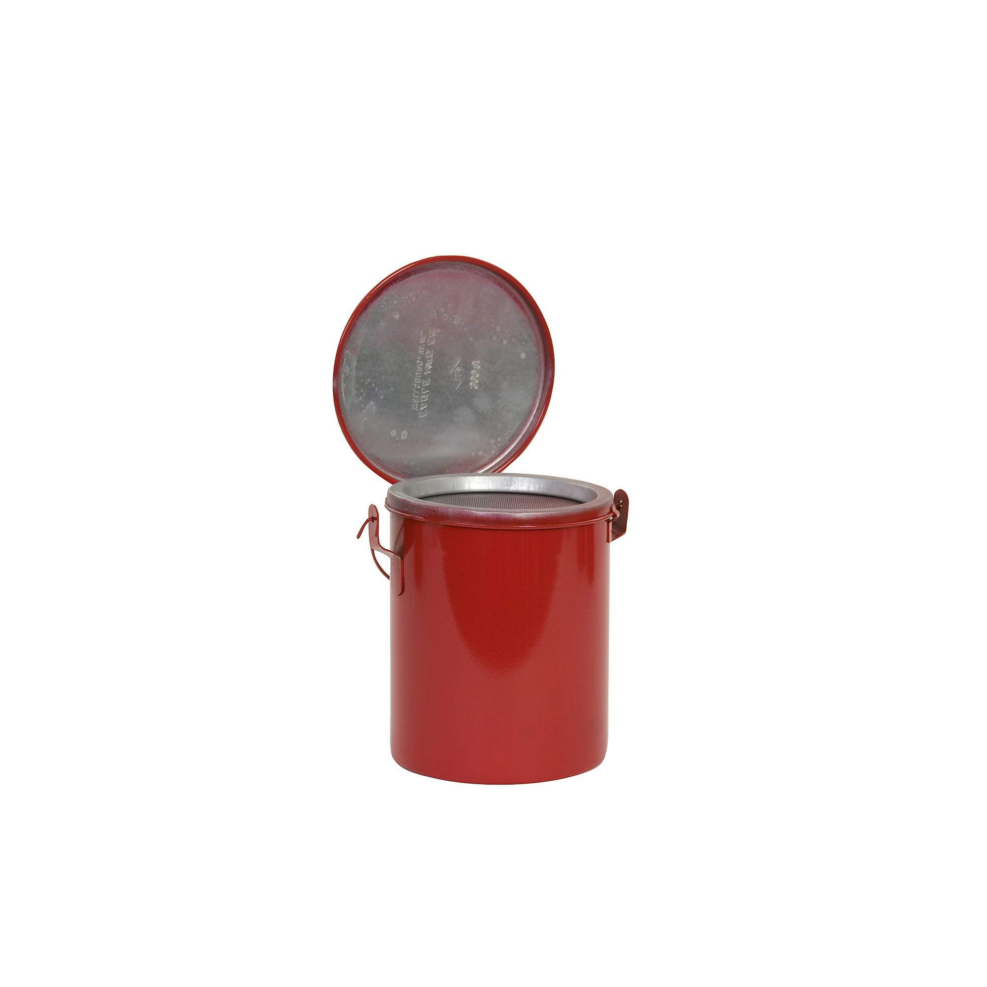 Eagle Steel Bench Can — 8 Quart, Dasher Screen, Red, Model# B608