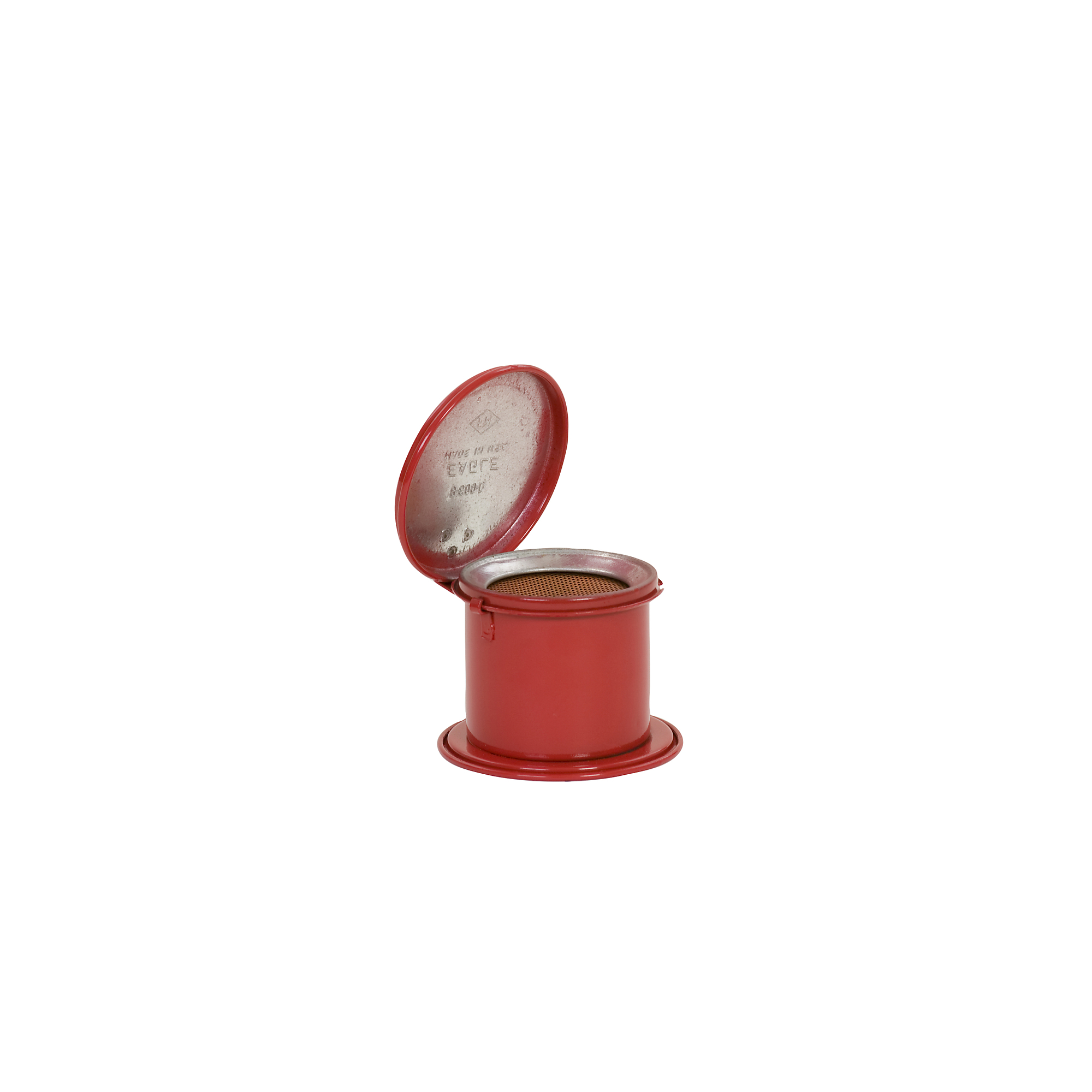 Eagle Daub Can — 0.5 Pint, Galvanized Steel, Brass Flame Arrestor, Red, Model# B600D