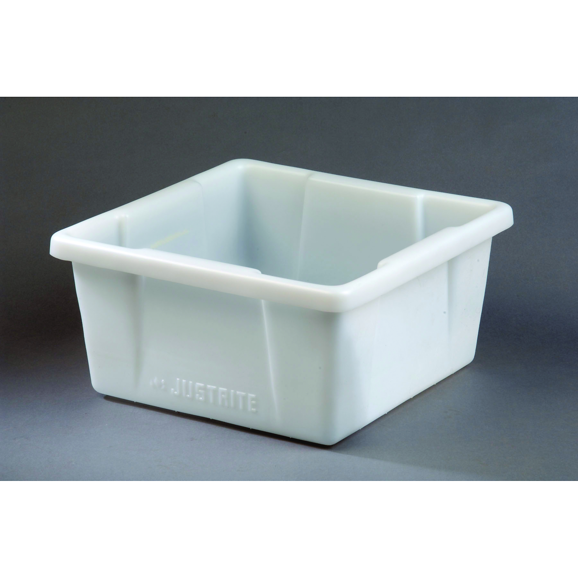 Justrite HPLC Can Spill Basin — 5 Gallon Capacity, Polyethylene, Translucent, Model# 84003