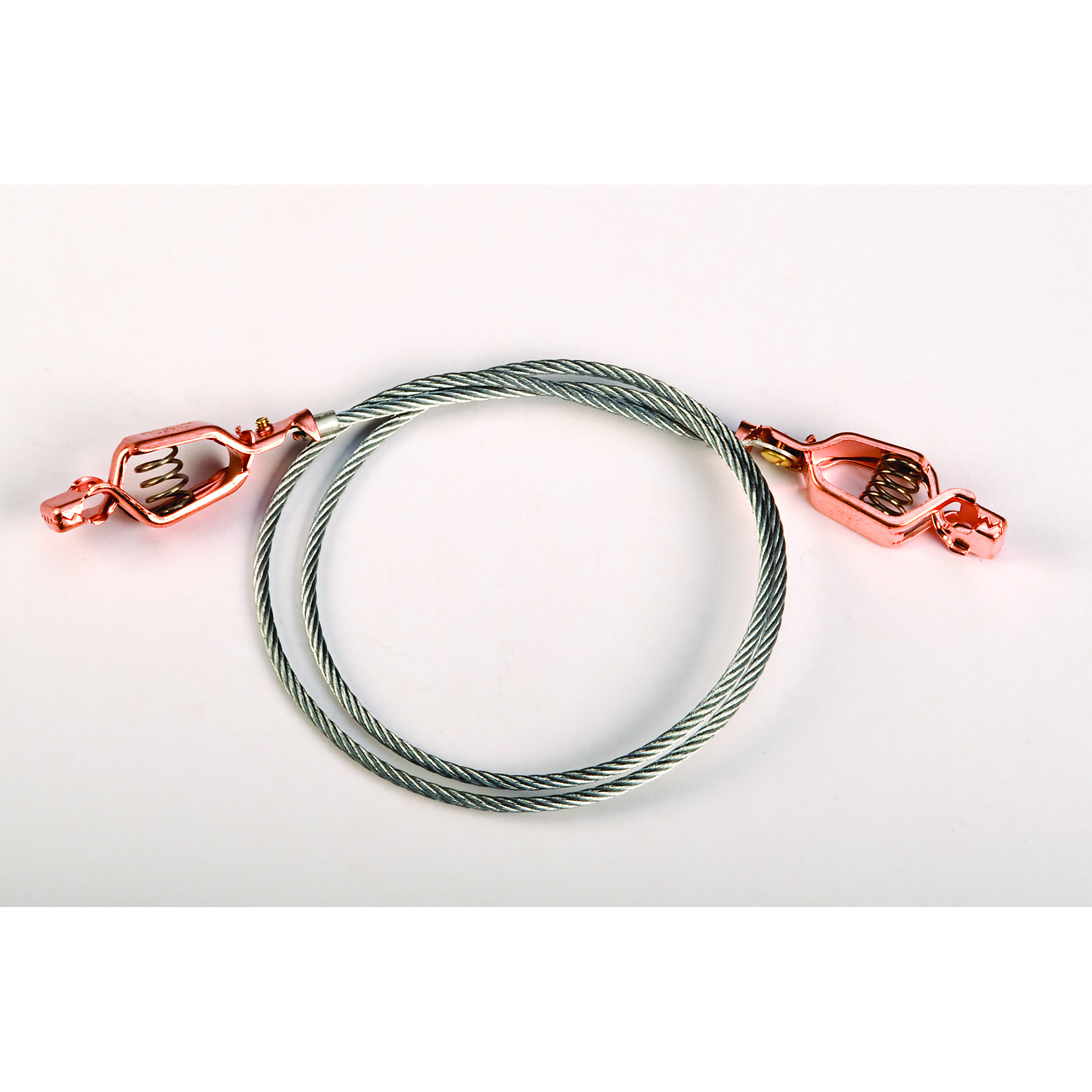 Justrite Antistatic Wire for Bonding and Grounding — Dual Hand Clamps, 3ft. Length, Model# 08500