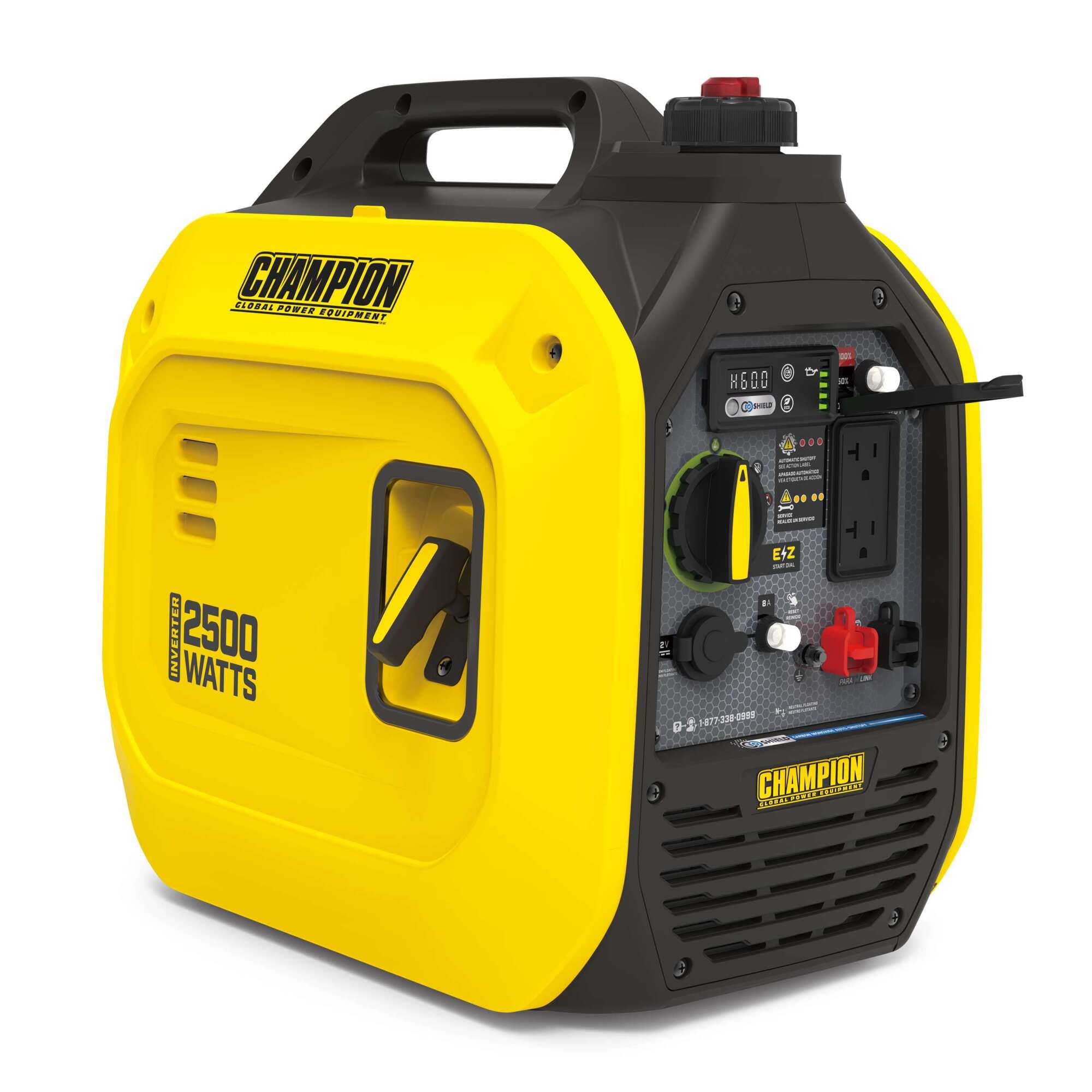 Champion Power Equipment Ultralight Portable Inverter Generator — 2500 Watts, Quiet Technology, CO Shield, Model# 201317