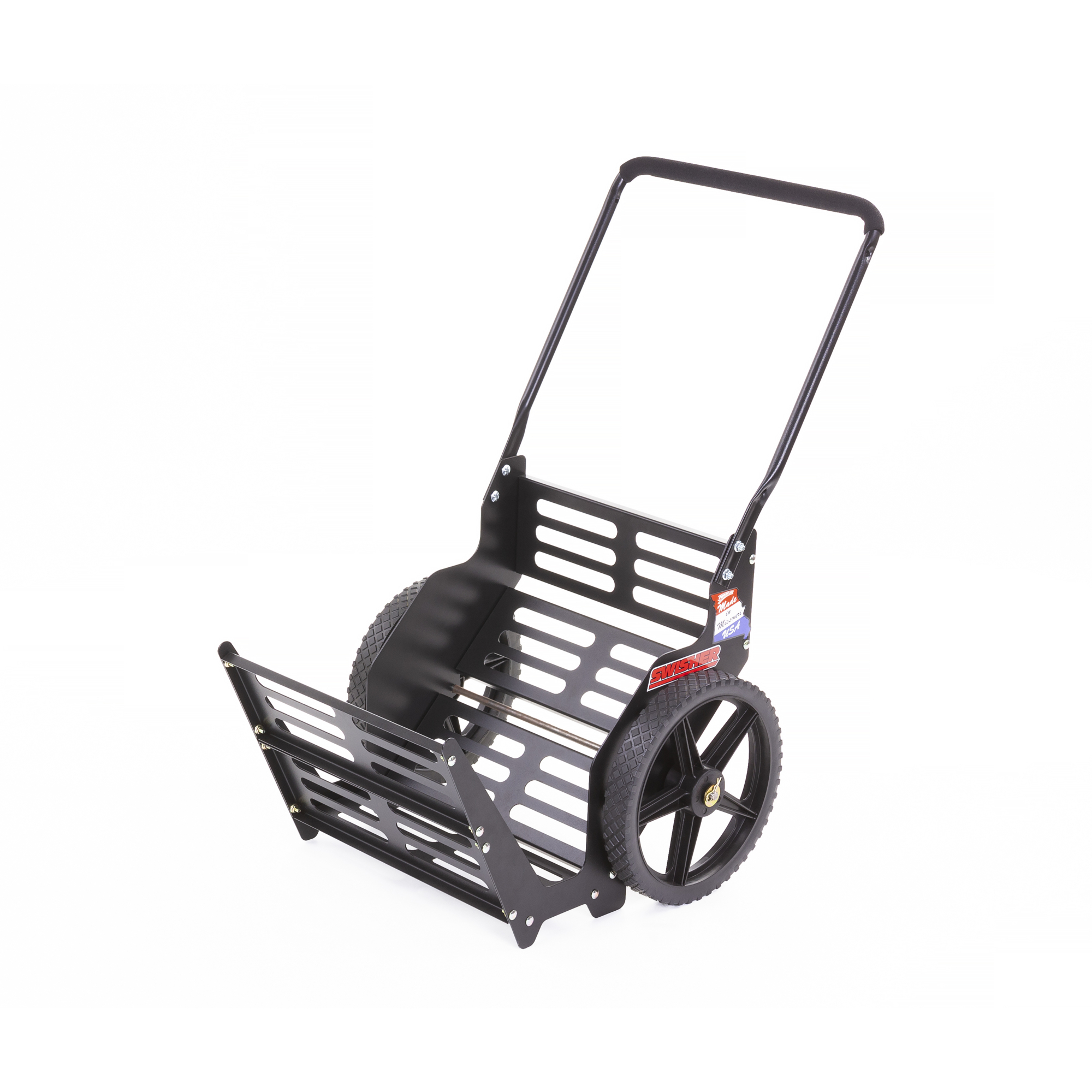 Swisher Firewood/Utility Cart — 200-Lb. Capacity, 13.75in. Flat-Free Wheels, Powder-Coated Steel Frame, Model# 21330